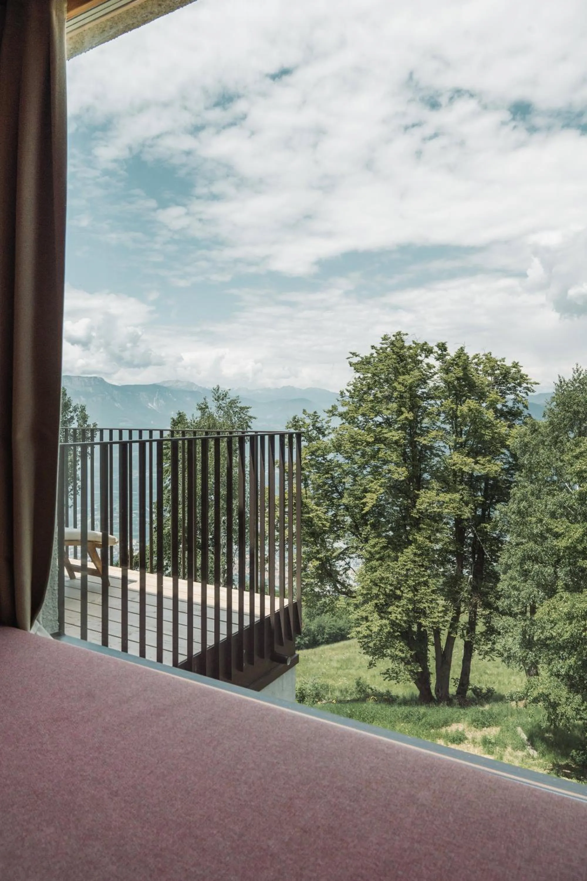 Balcony/Terrace in Gasthof Kohlern 1130 m