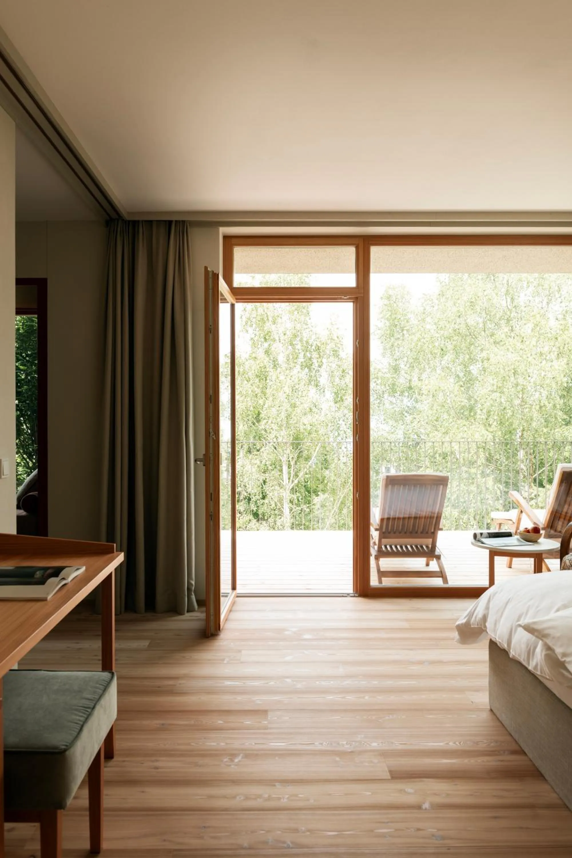 View (from property/room), Bed in Gasthof Kohlern 1130 m