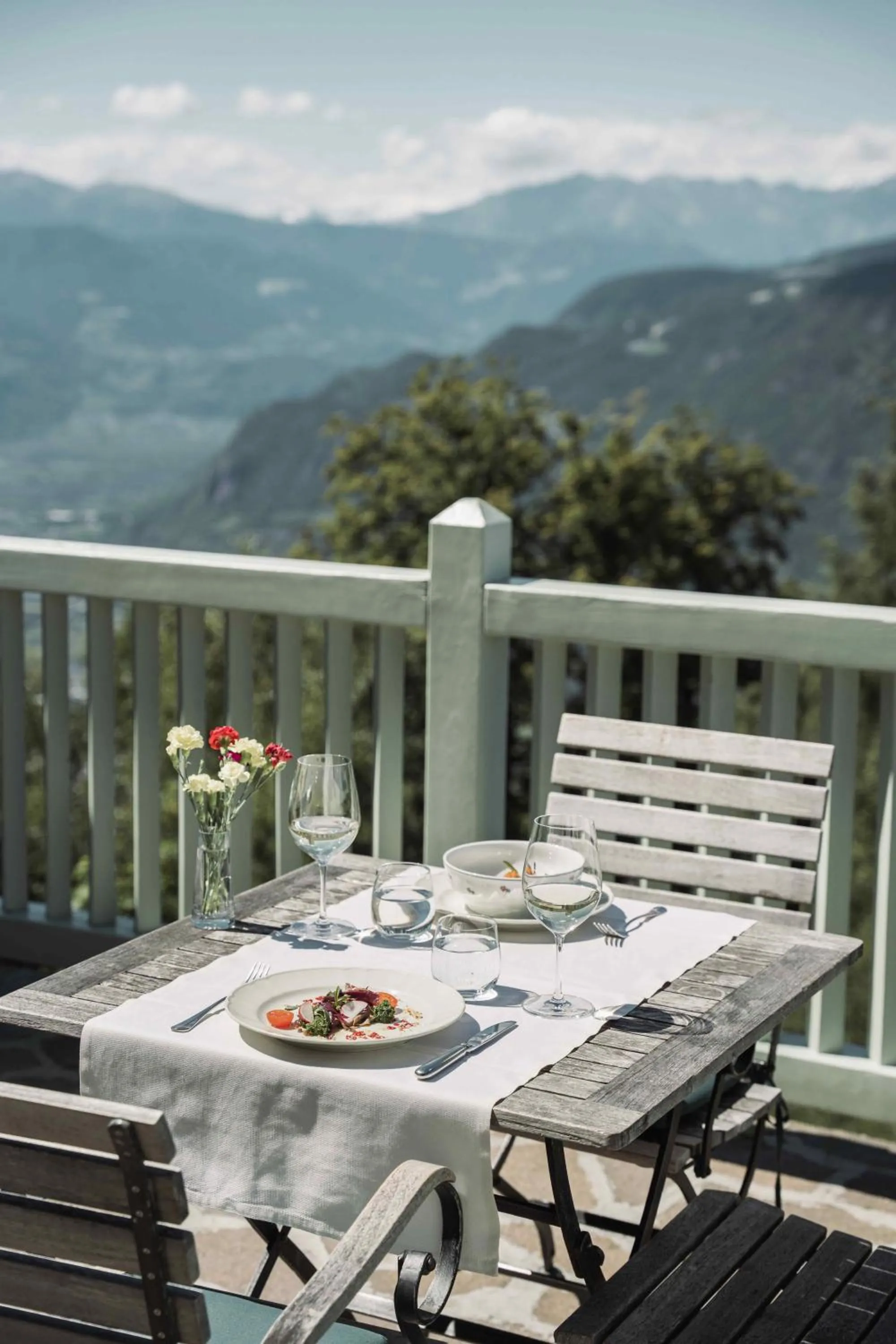 Patio in Gasthof Kohlern 1130 m