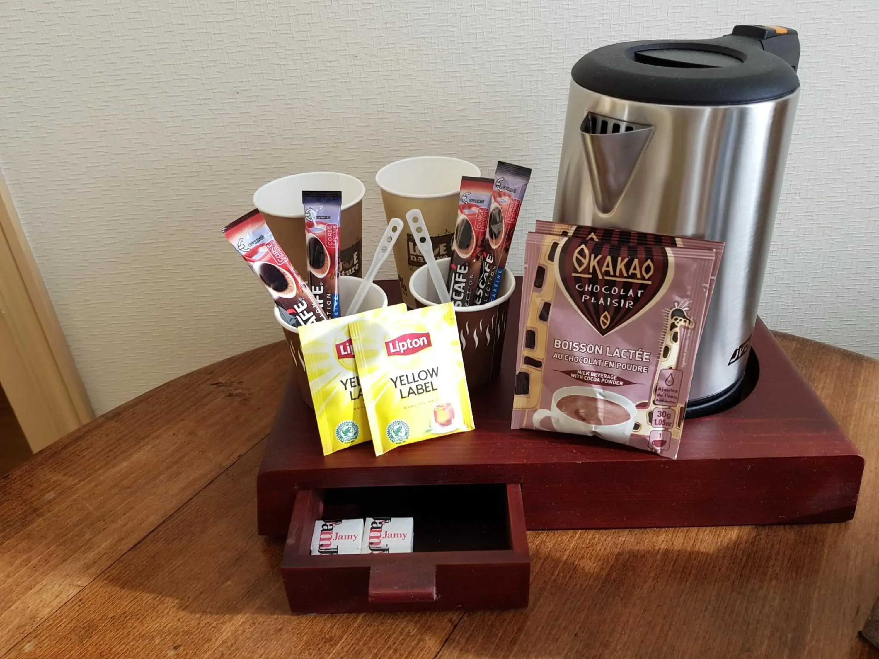 Twin Room in LOGIS - Château de la Motte - Hôtel & Restaurant Twin Room in LOGIS - Château de la Motte - Hôtel & Restaurant