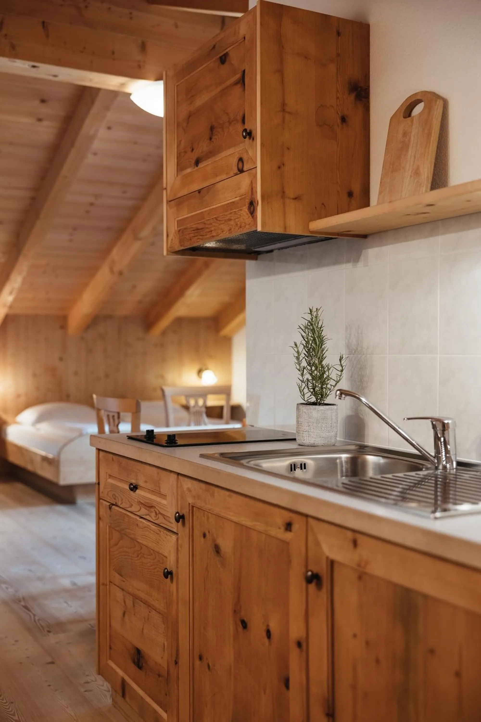 Bed in Garni Ciasa Urban