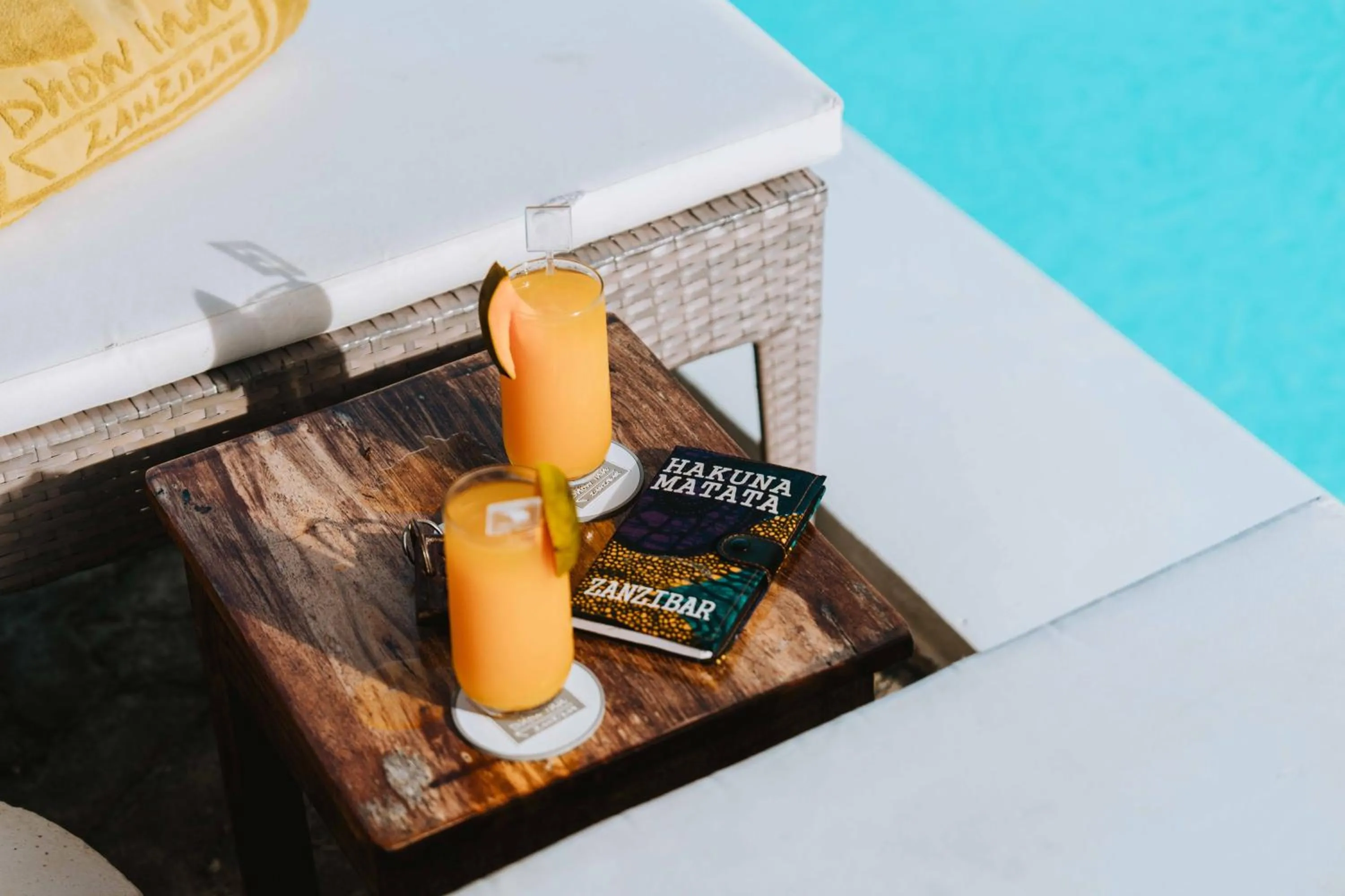 Pool view in Dhow Inn Boutique Hotel