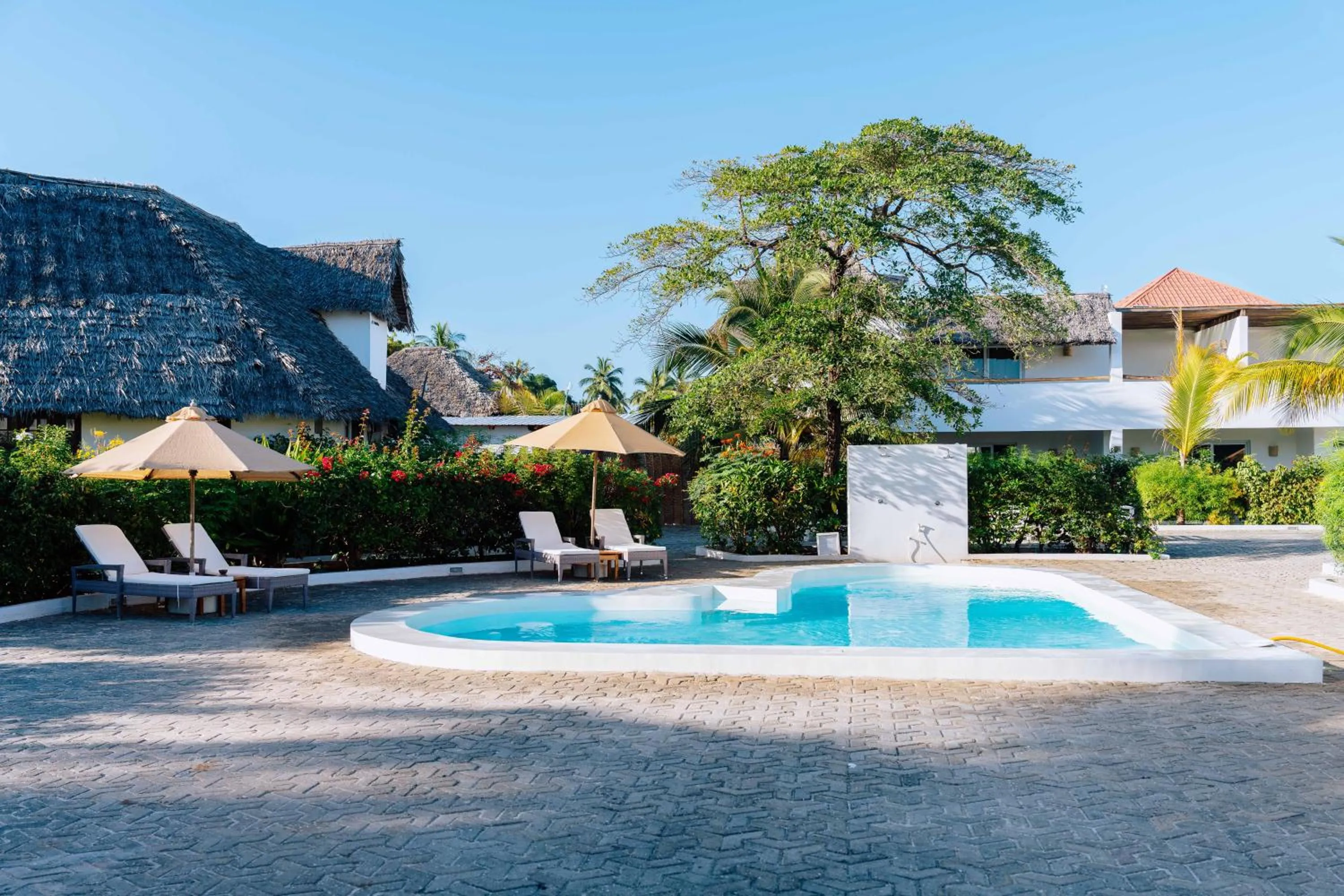 Swimming pool in Dhow Inn Boutique Hotel