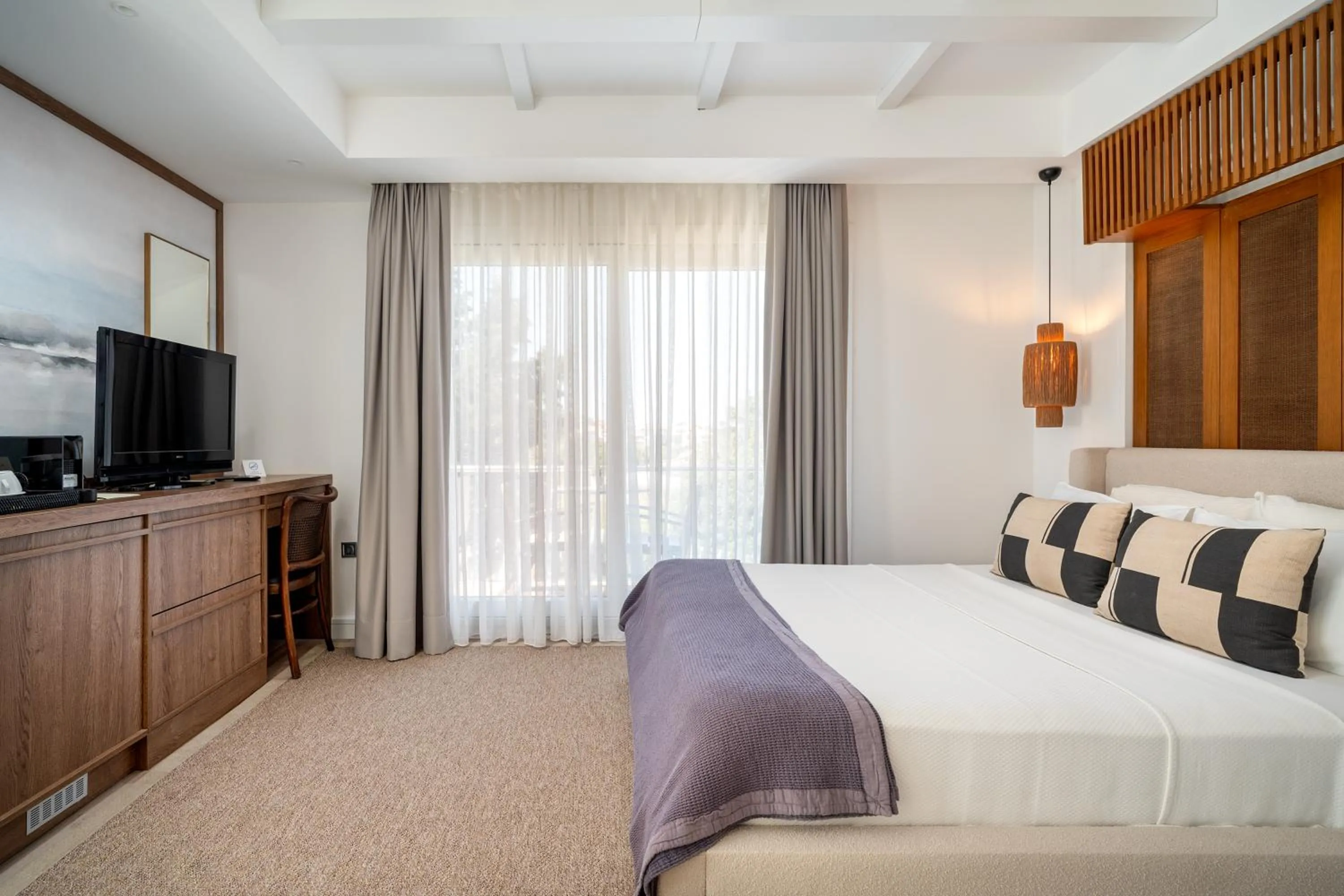 TV and multimedia, Bed in Dalyan Residence & Suites