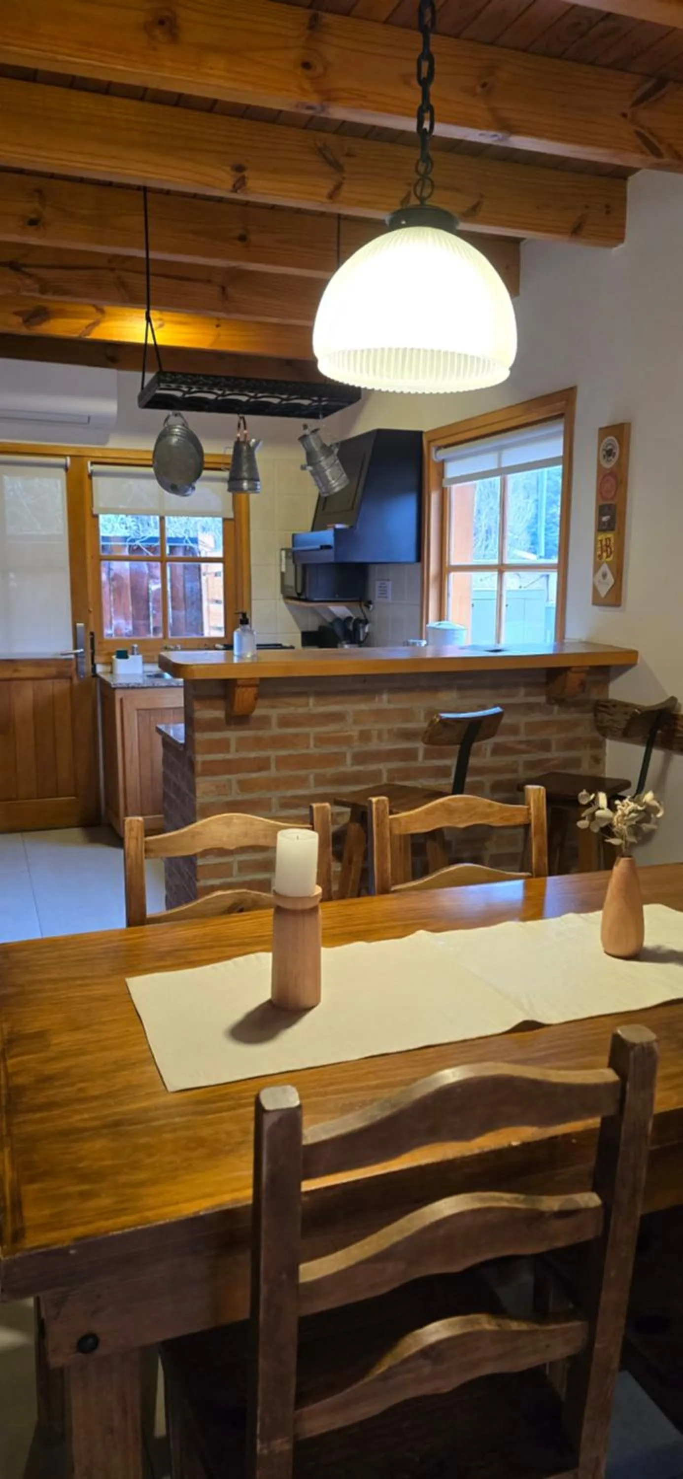 Kitchen or kitchenette in Apart Hotel Agua Escondida