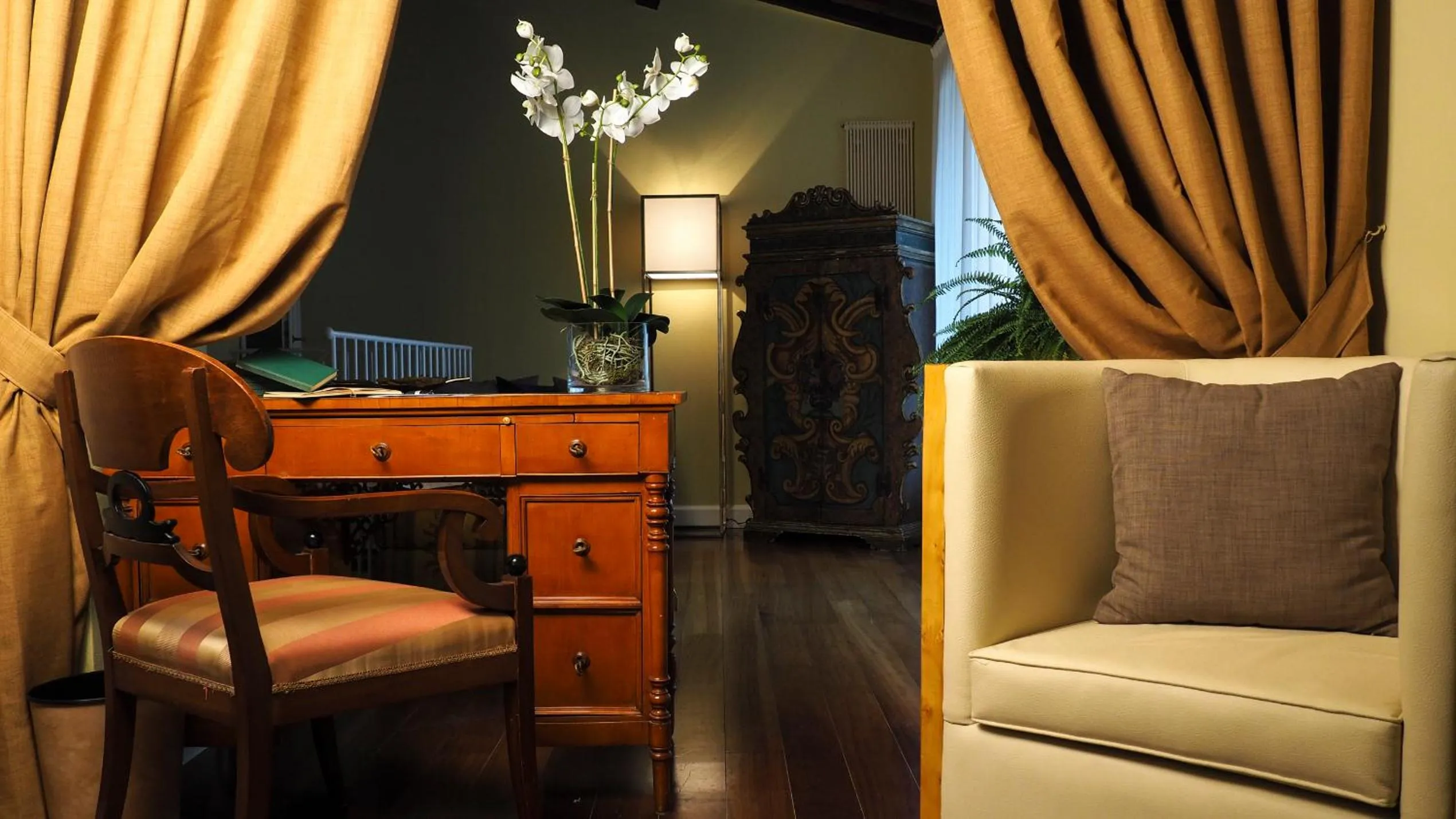 Seating area in AQA Palace