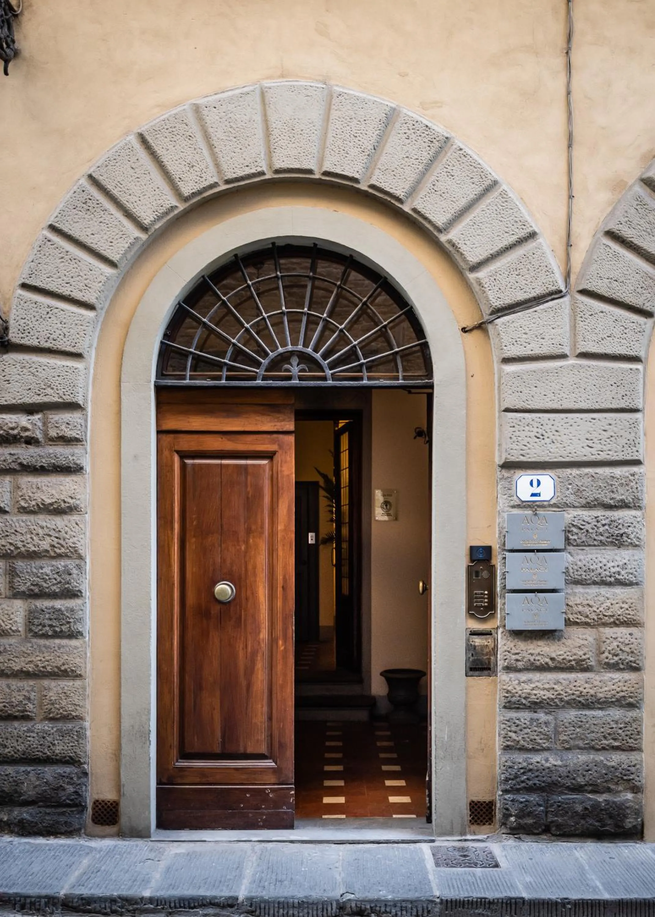 Facade/entrance in AQA Palace