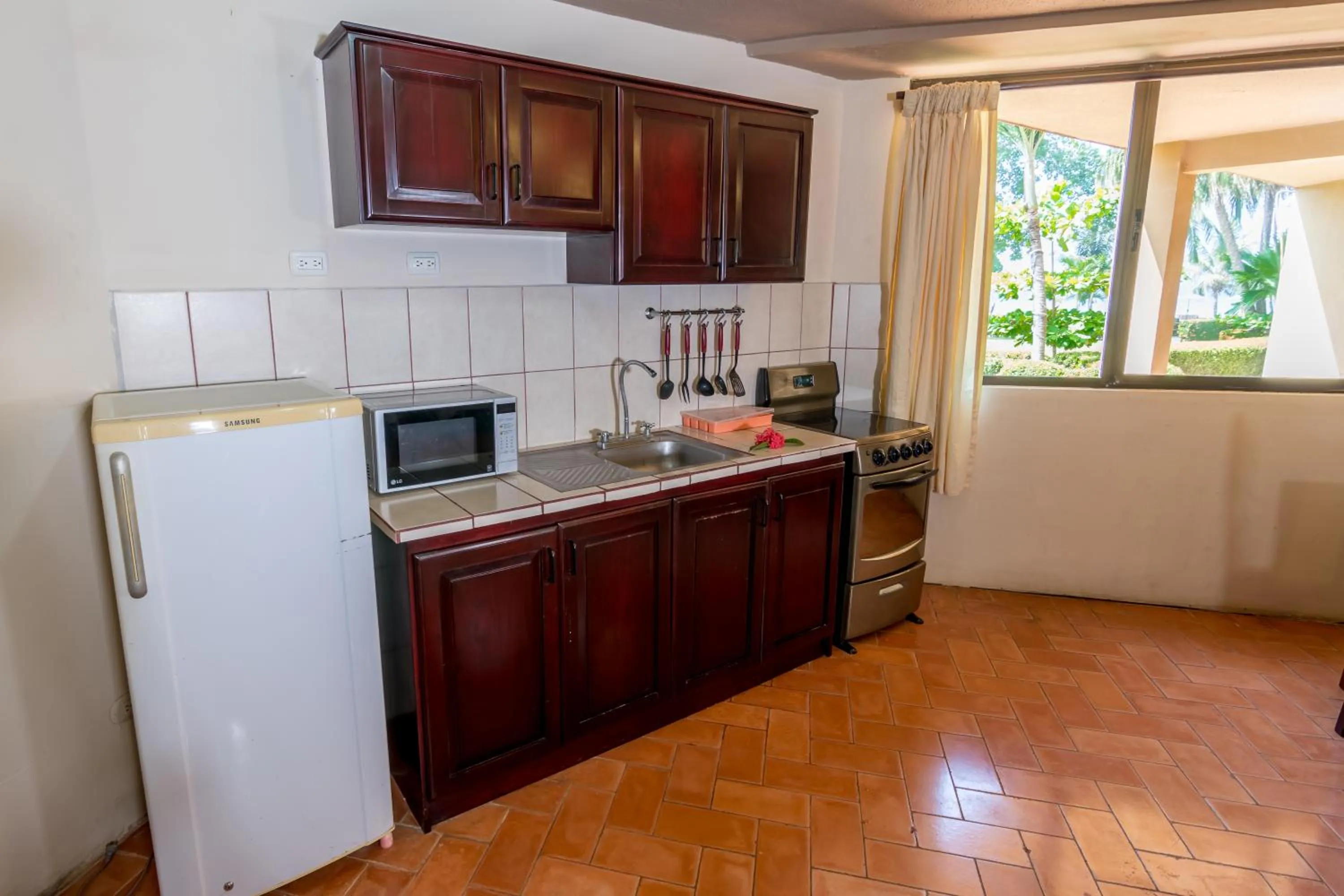 Kitchen or kitchenette in Hotel Terraza del Pacifico