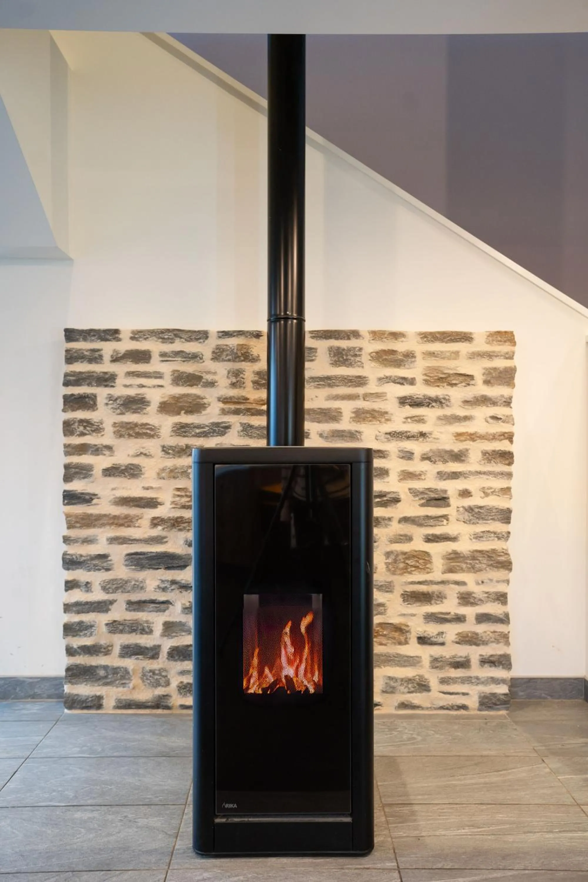 fireplace in Haka House Hostel Tekapo