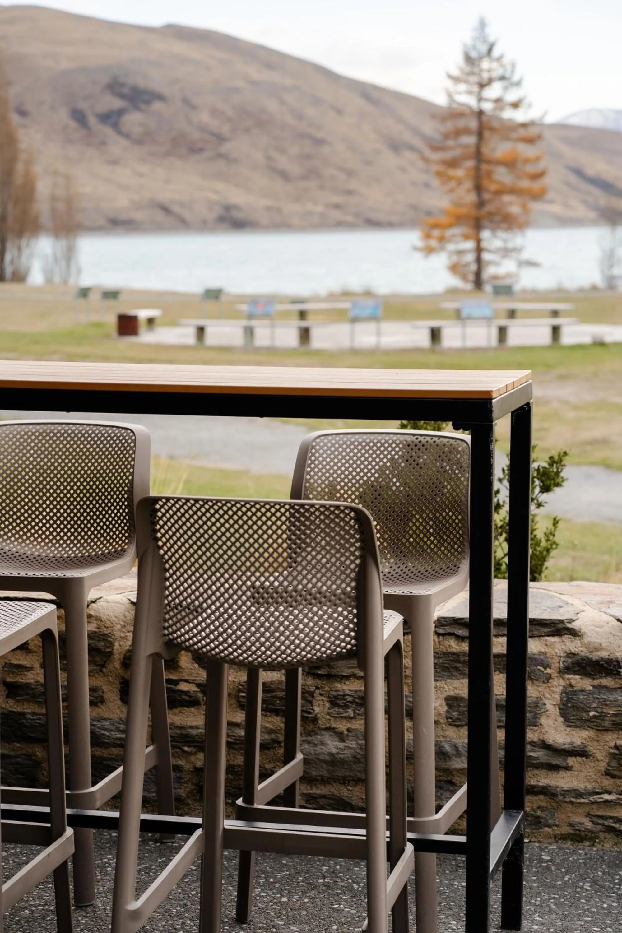 Patio in Haka House Hostel Tekapo