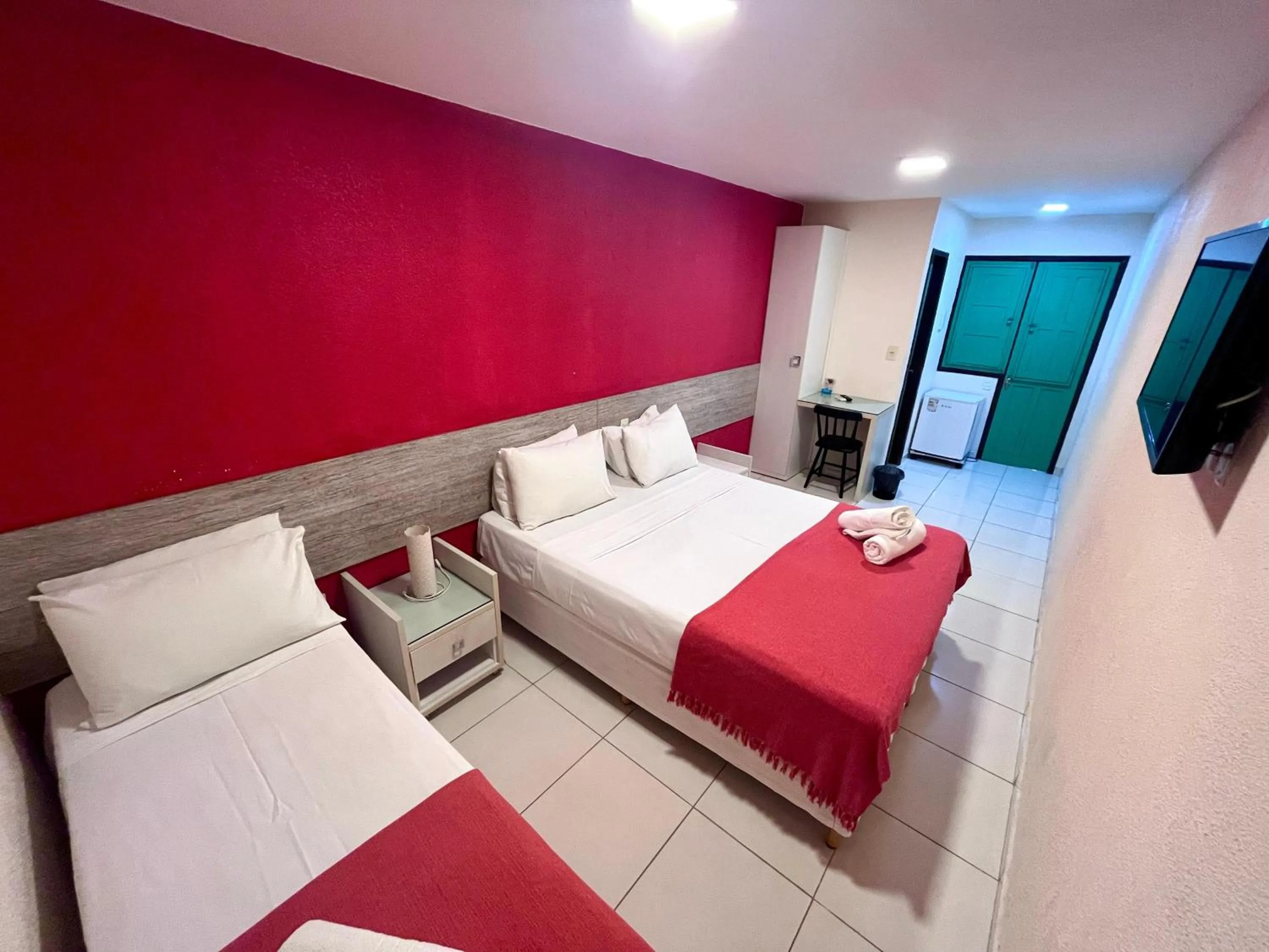 Bedroom, Bed in Chalés Praias do Sul