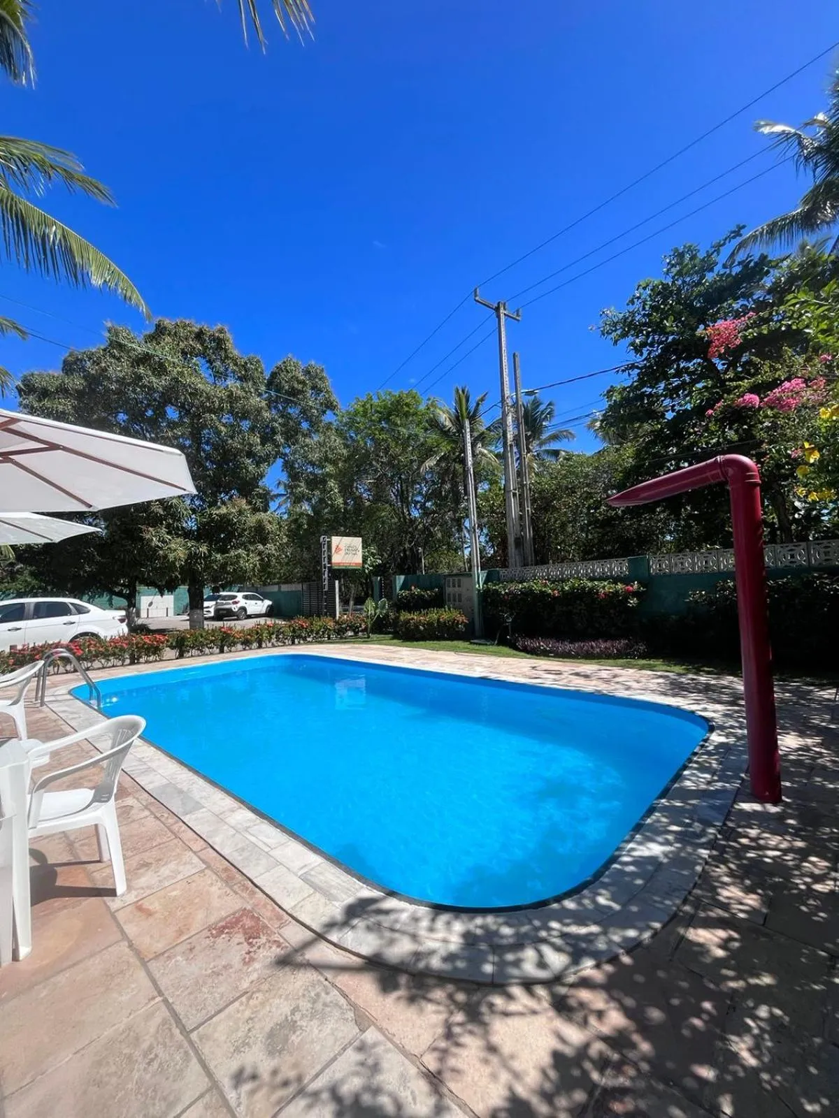 Swimming pool in Chalés Praias do Sul