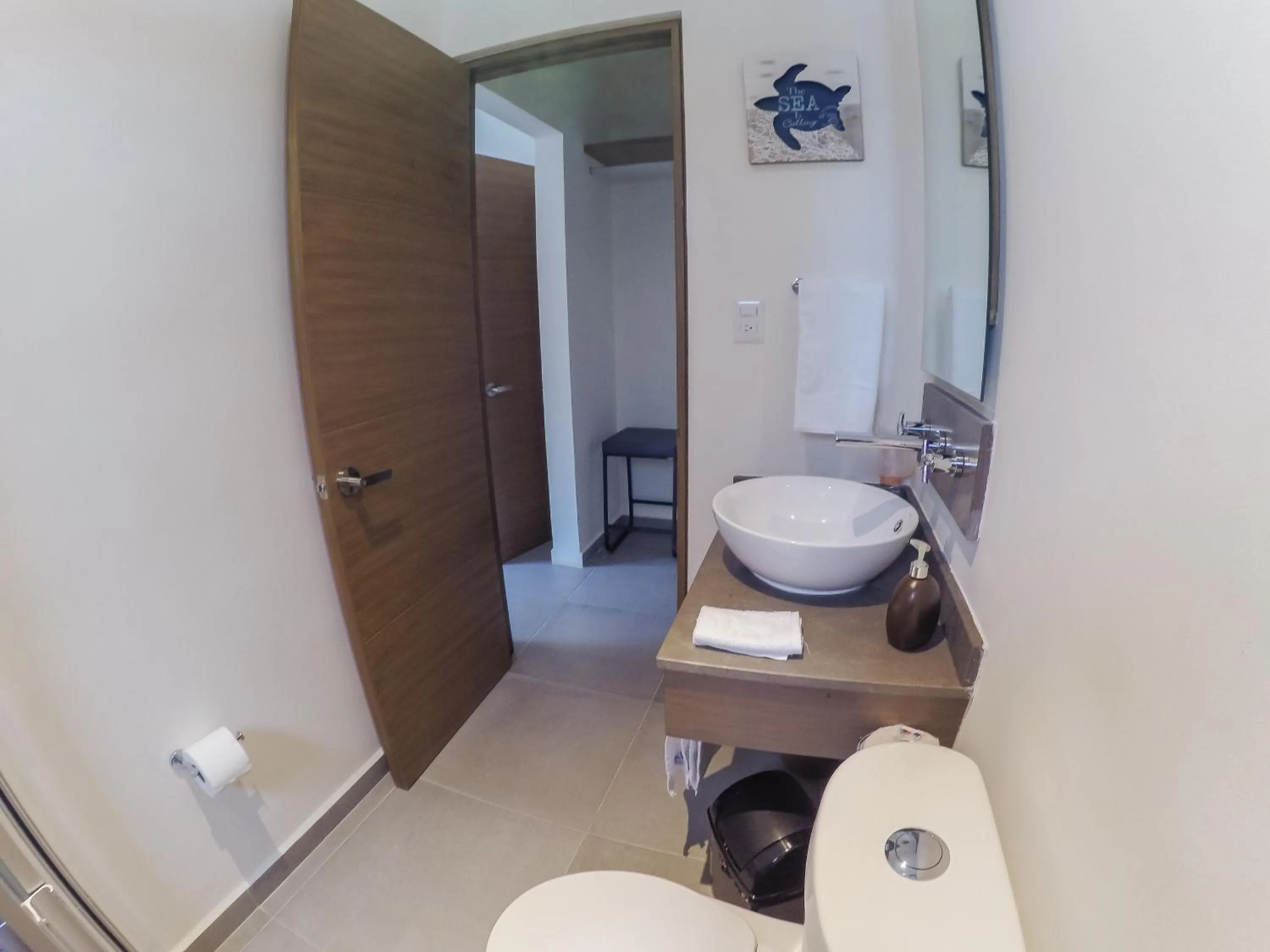 Bathroom in Viento Suites Cancún