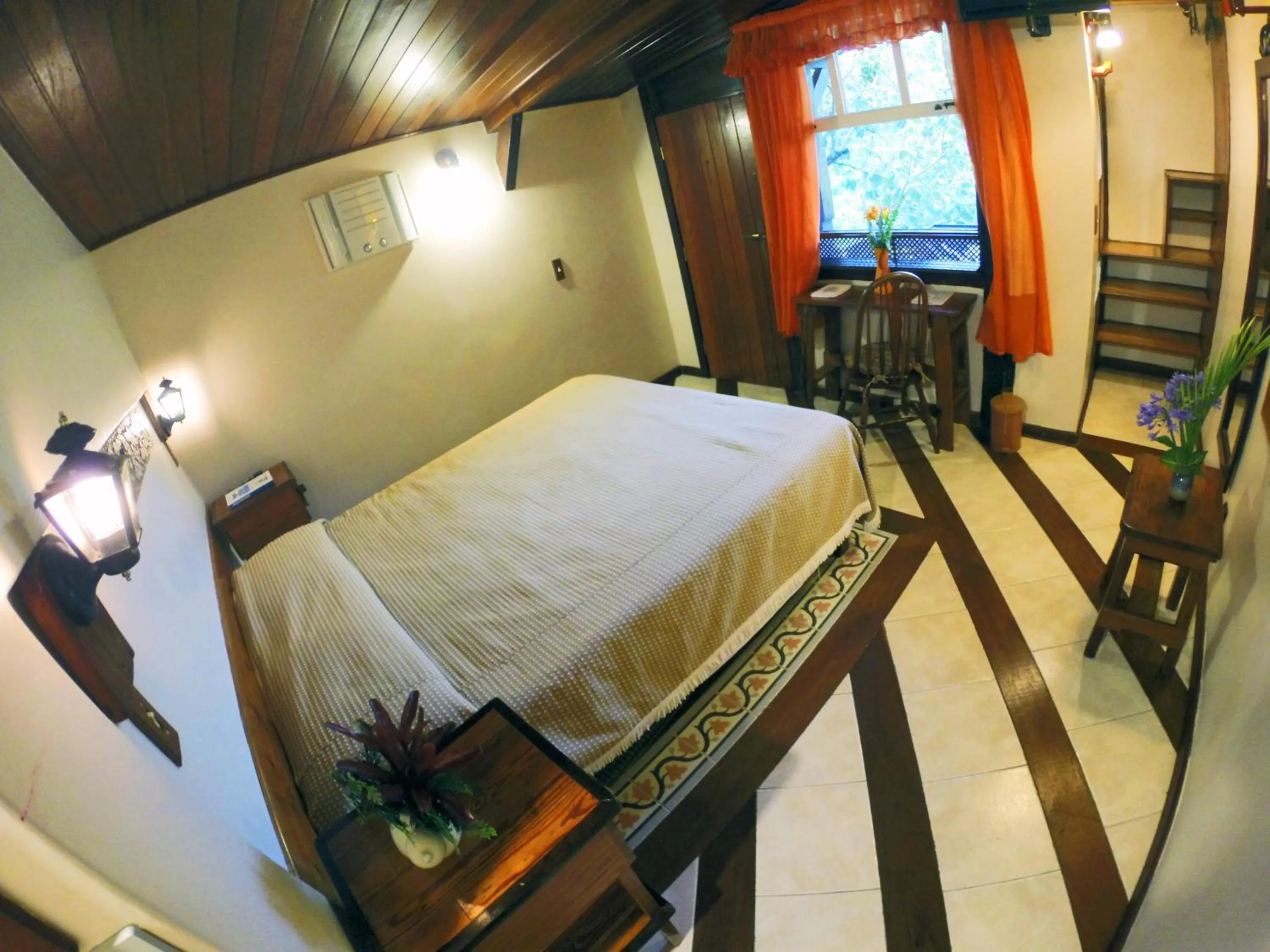 Bed in Pousada Monte Imperial