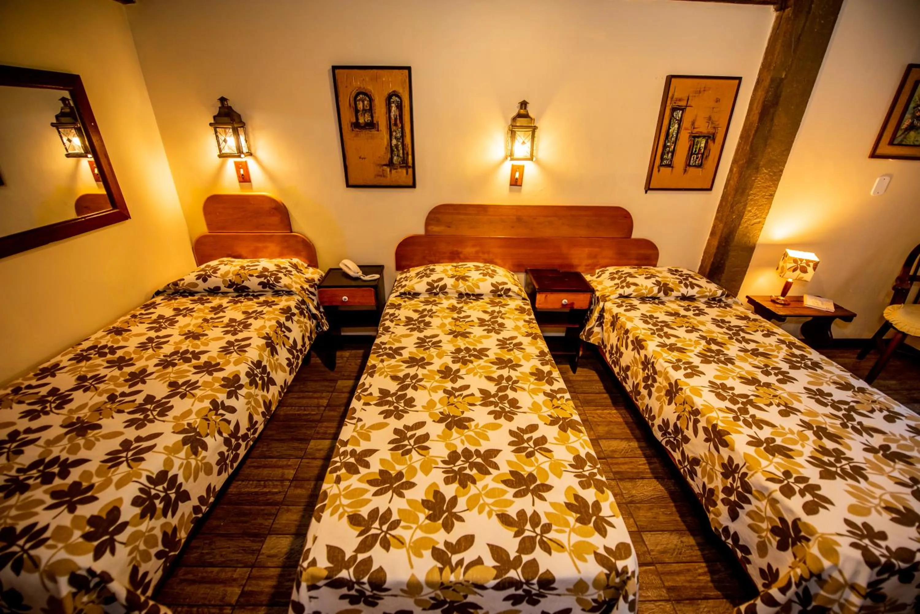 Bed in Pousada Monte Imperial