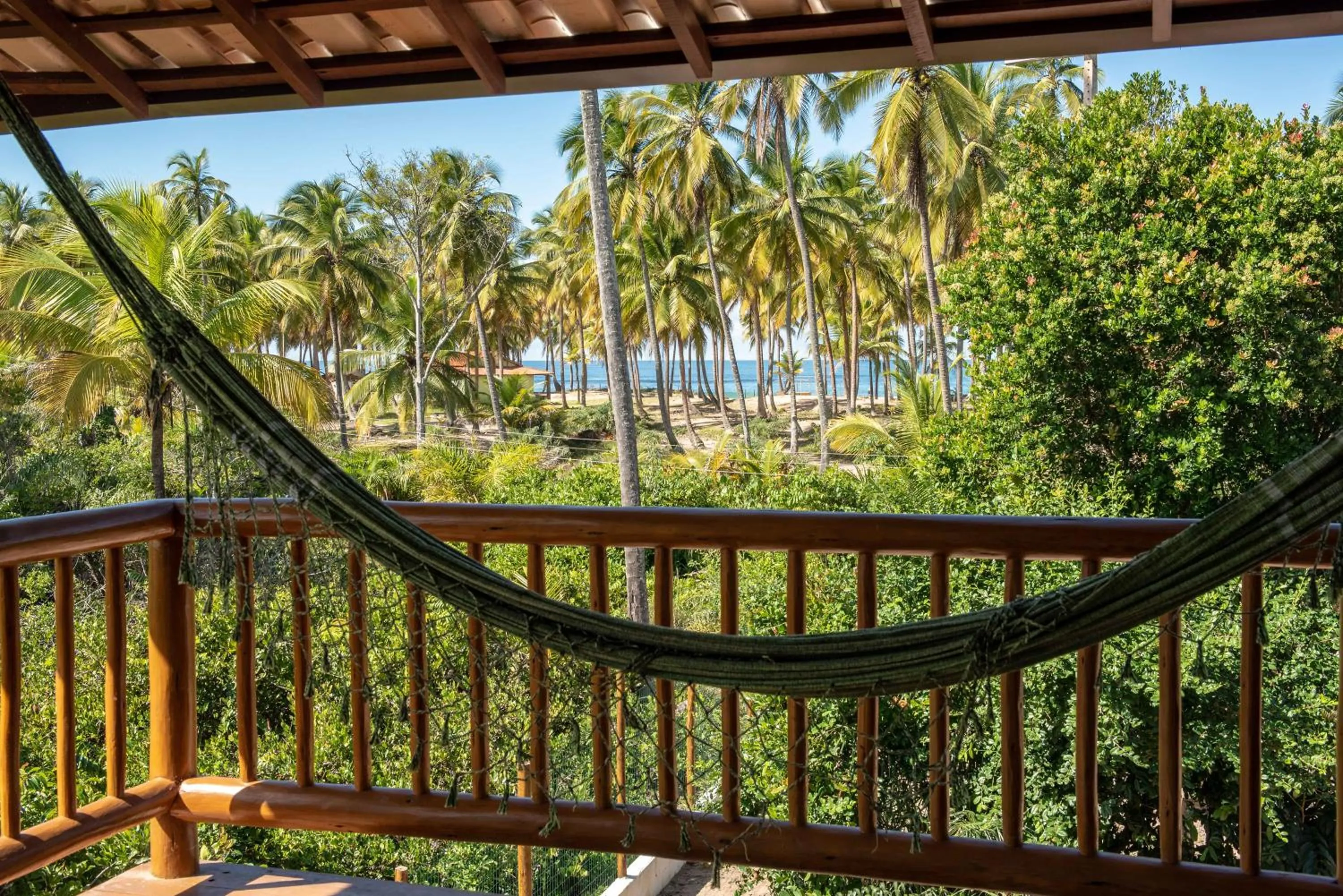 Garden view in Sup House Barra Grande