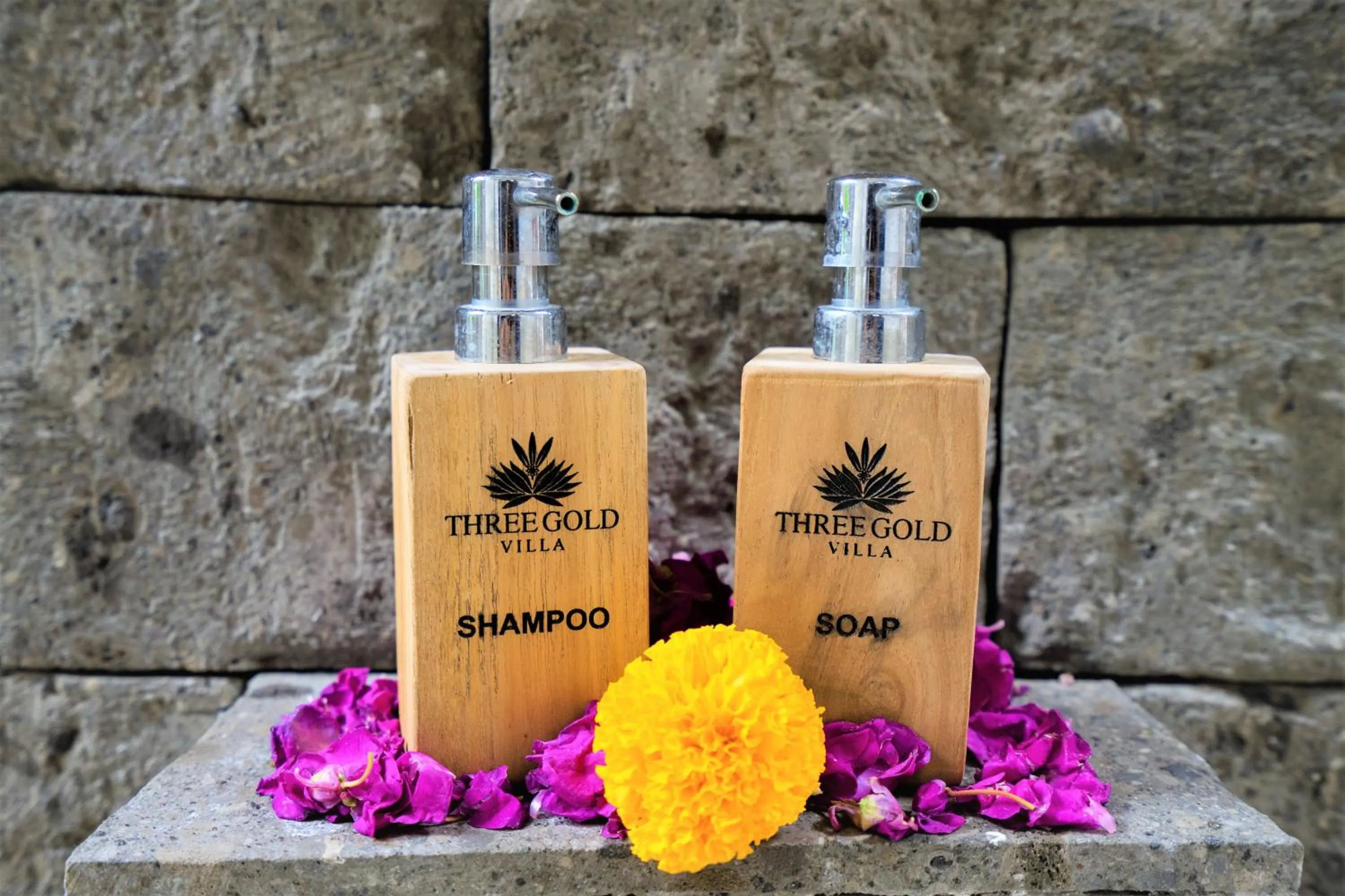 Property logo or sign in Three Gold Luxury Private Villas