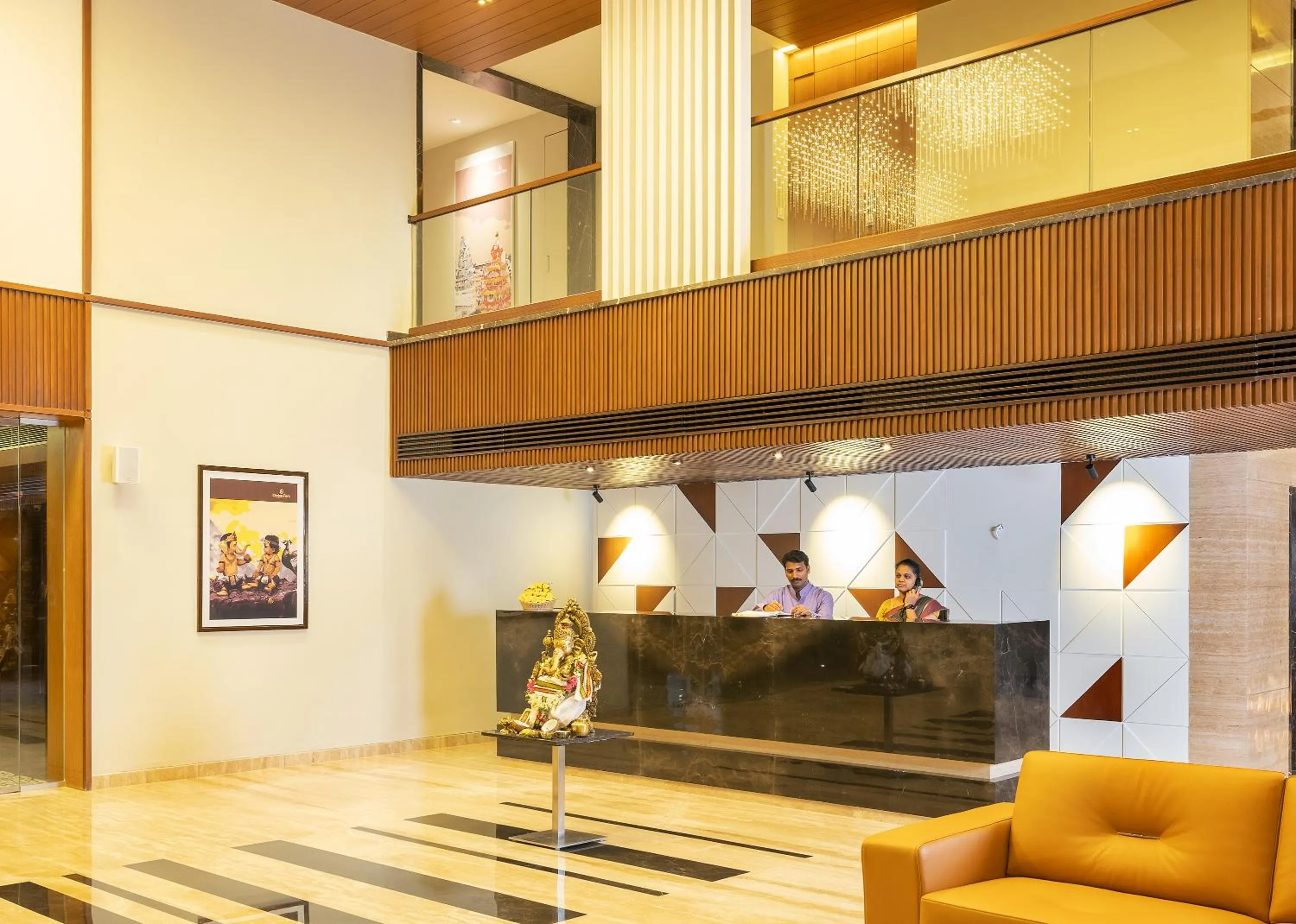 Lobby or reception in Hotel Divine Fort