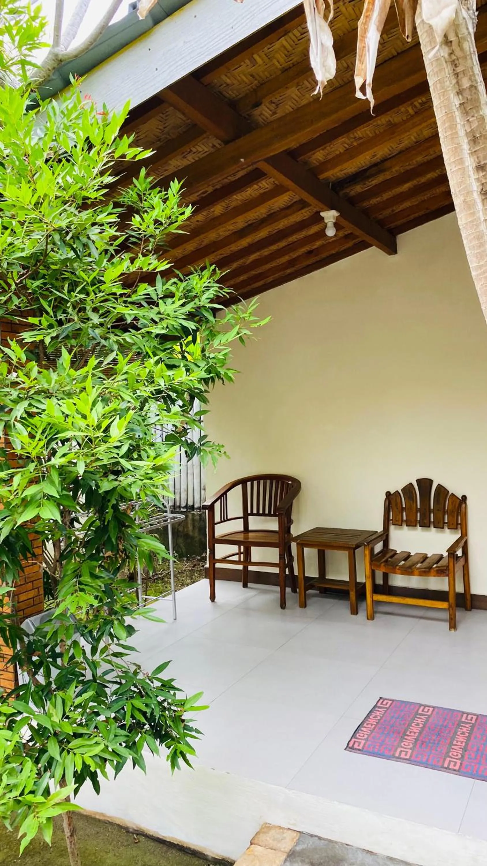 Balcony/Terrace in Balenta Bungalow Gili Trawangan