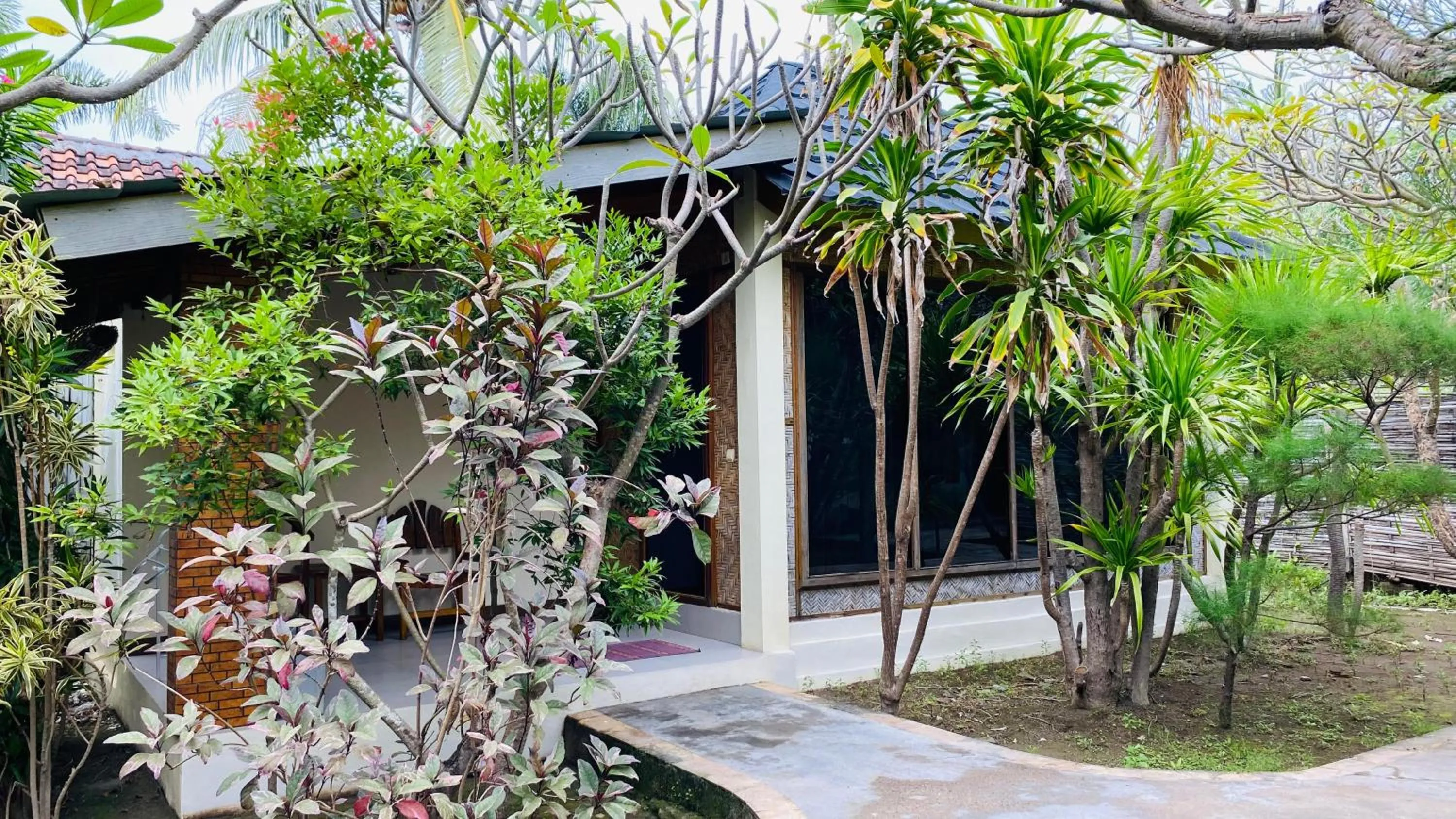 Balcony/Terrace in Balenta Bungalow Gili Trawangan