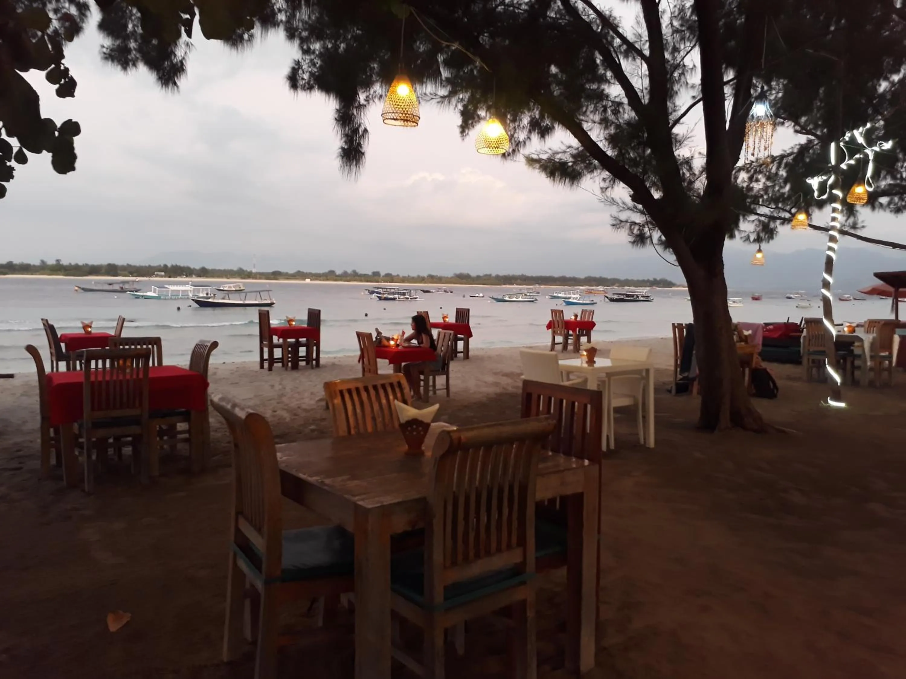 Restaurant/places to eat in Balenta Bungalow Gili Trawangan