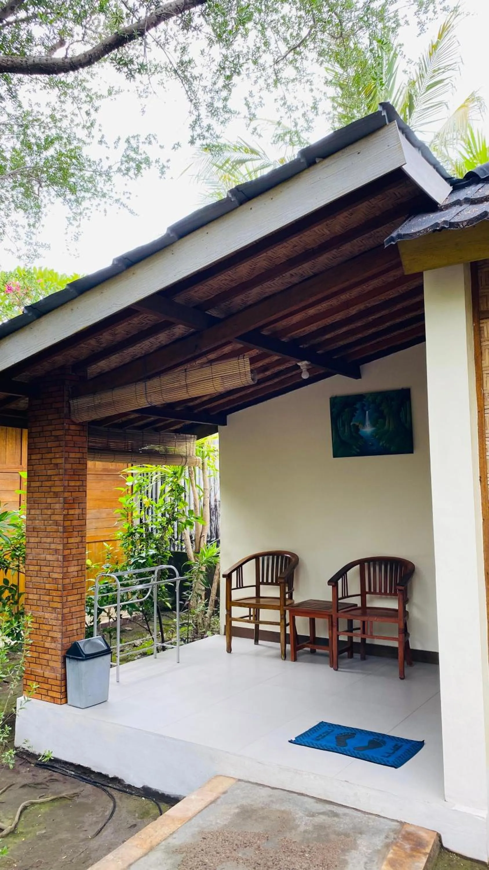 Balcony/Terrace in Balenta Bungalow Gili Trawangan