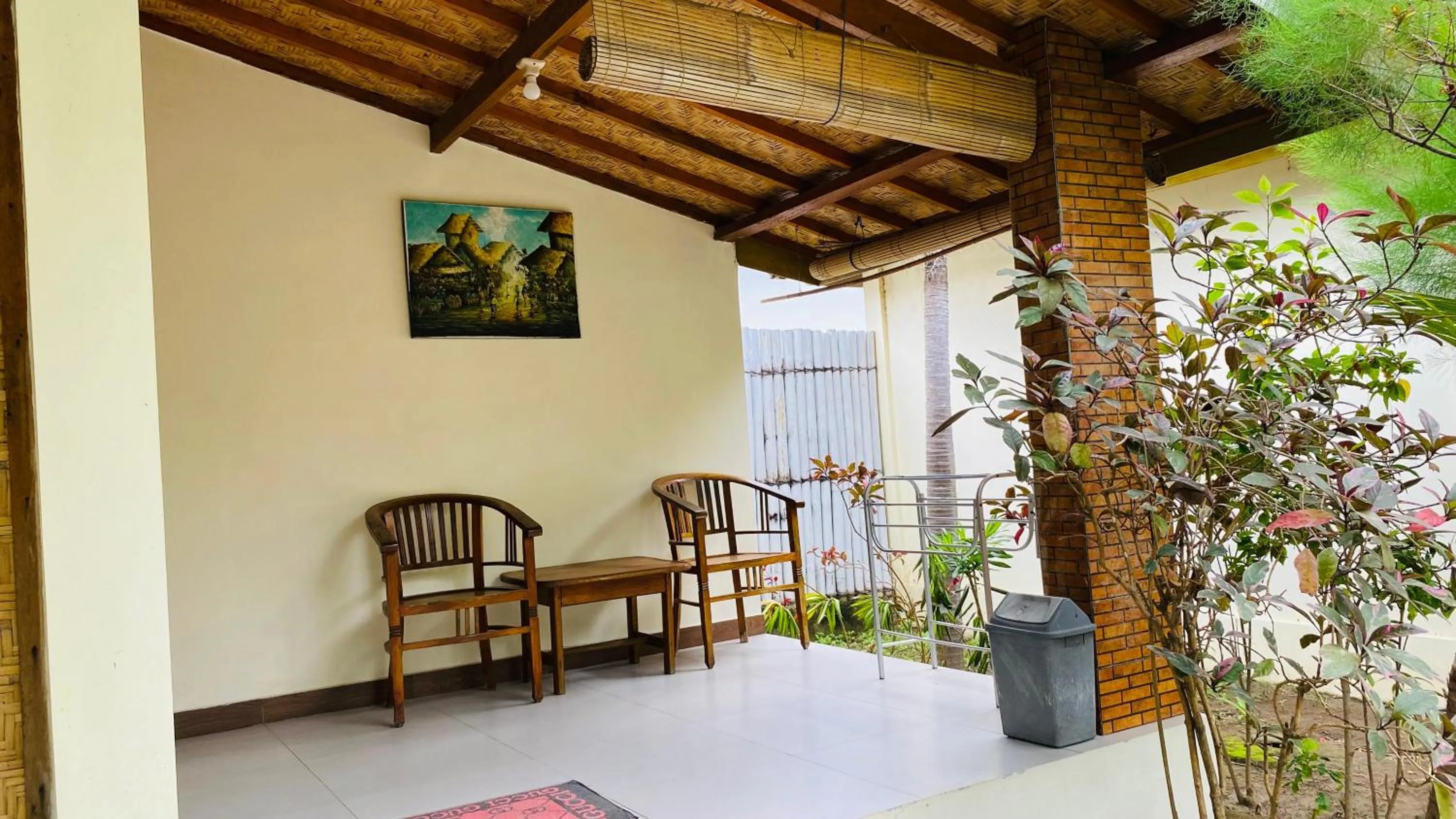 Balcony/Terrace in Balenta Bungalow Gili Trawangan