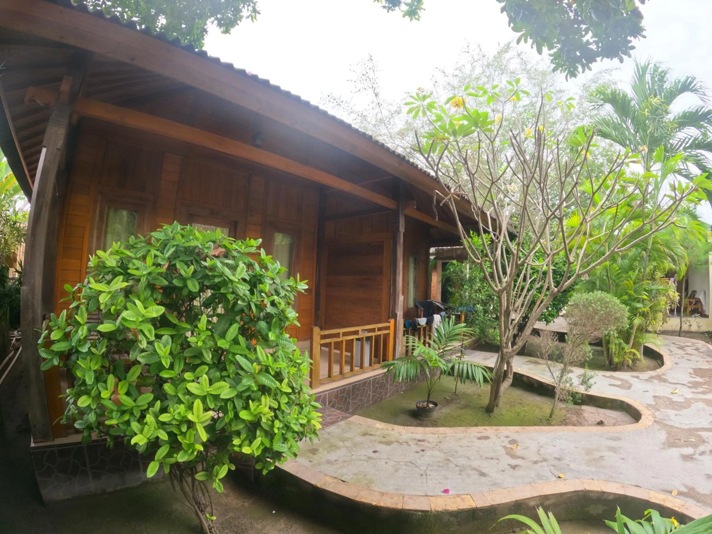 Balcony/Terrace in Balenta Bungalow Gili Trawangan