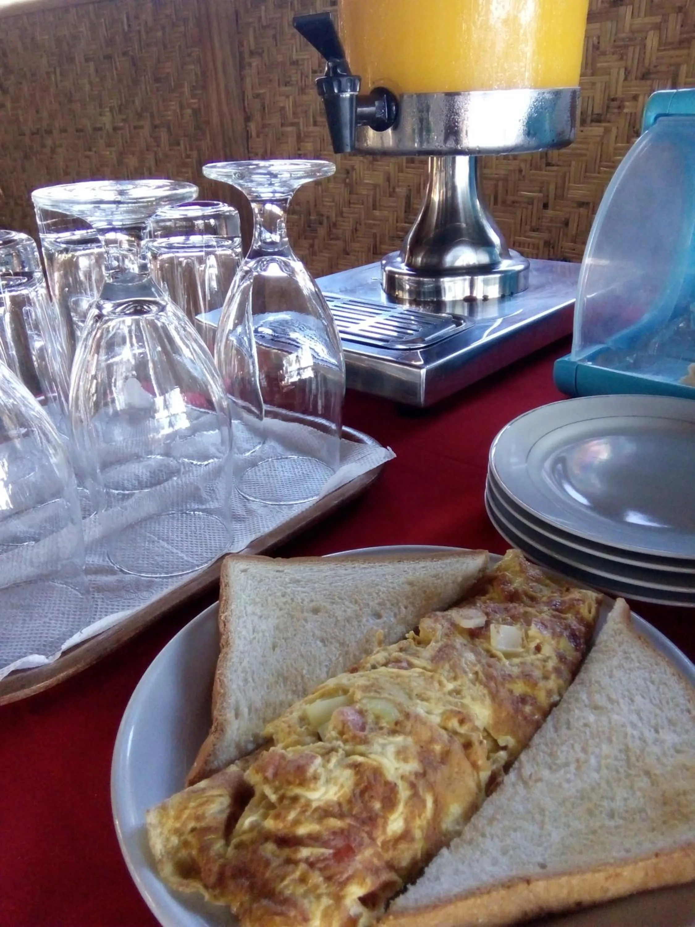 Breakfast in Balenta Bungalow Gili Trawangan