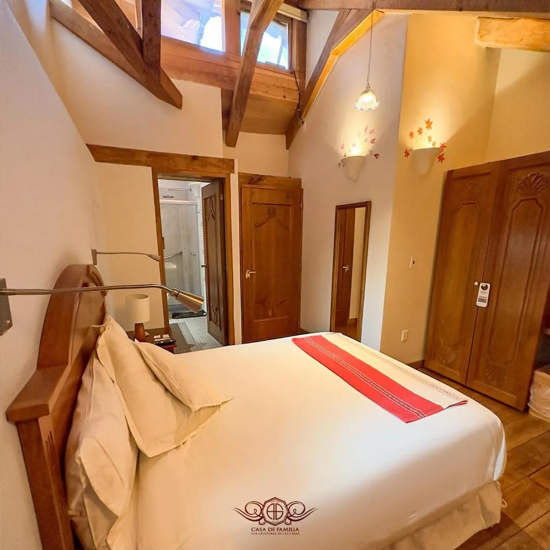 Bed in Hotel Casa de Familia de San Cristobal