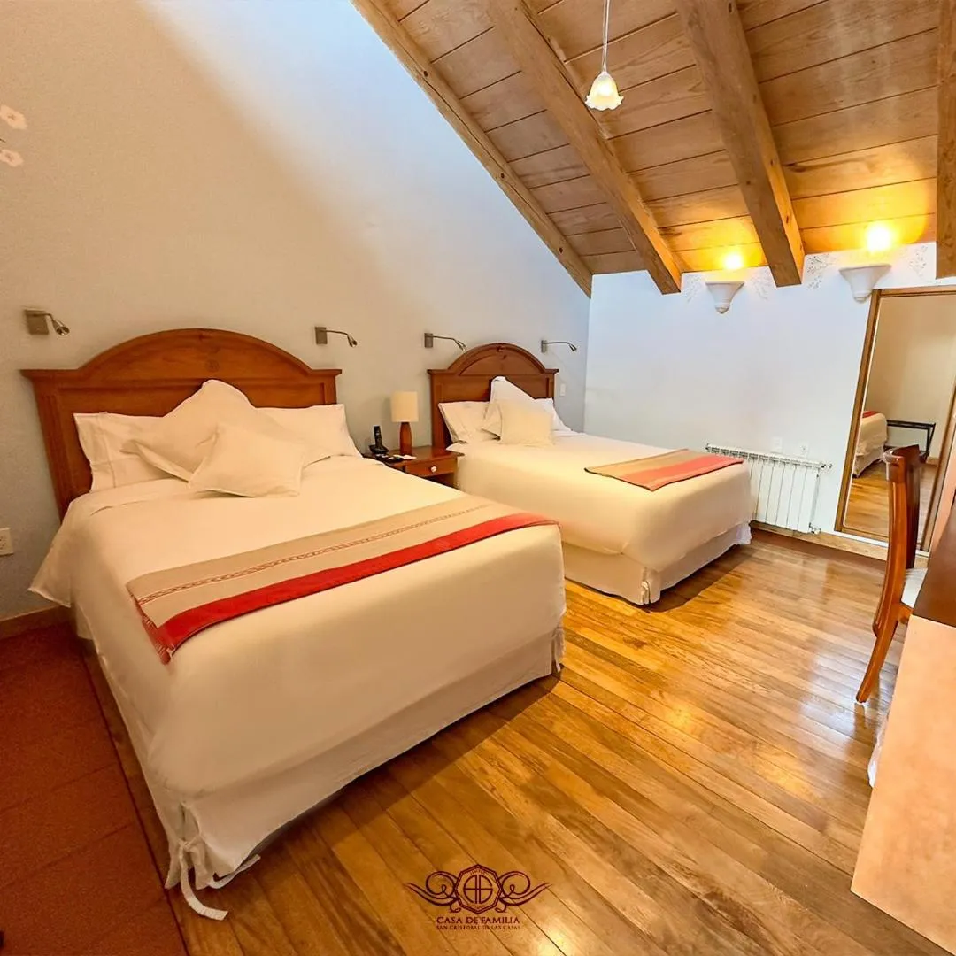 Bed in Hotel Casa de Familia de San Cristobal