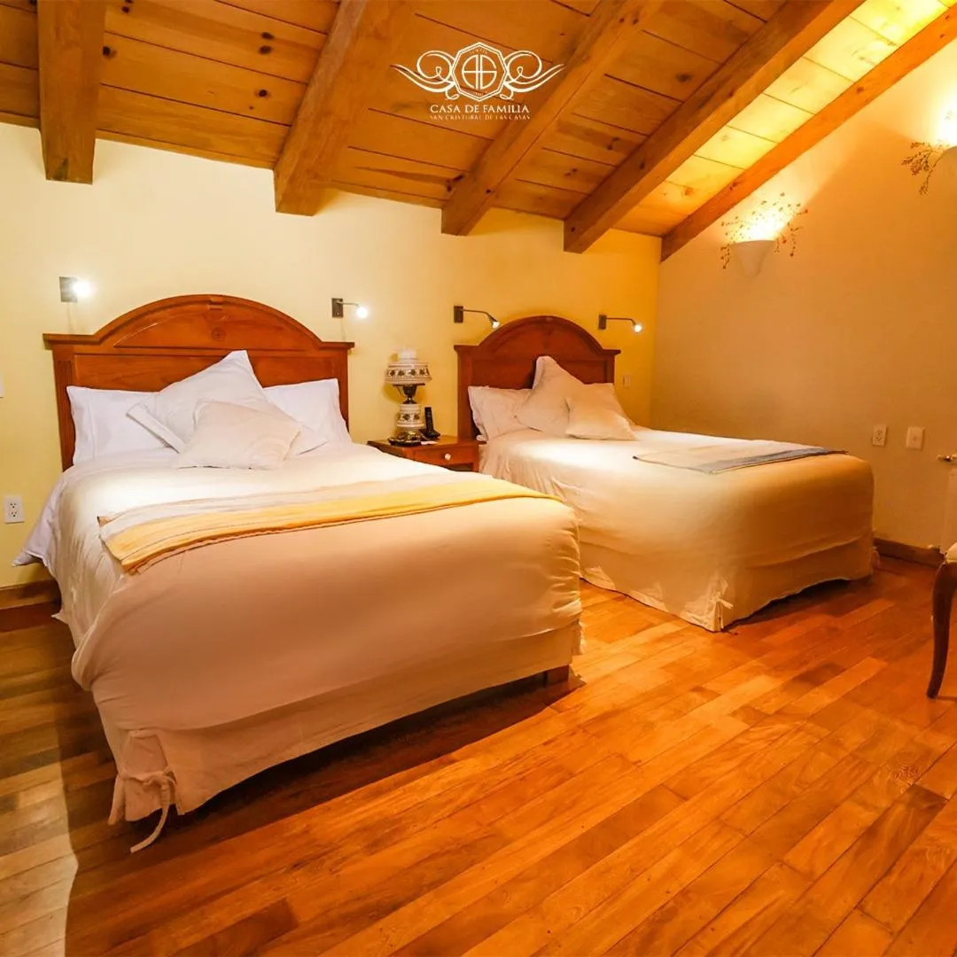 Bed in Hotel Casa de Familia de San Cristobal