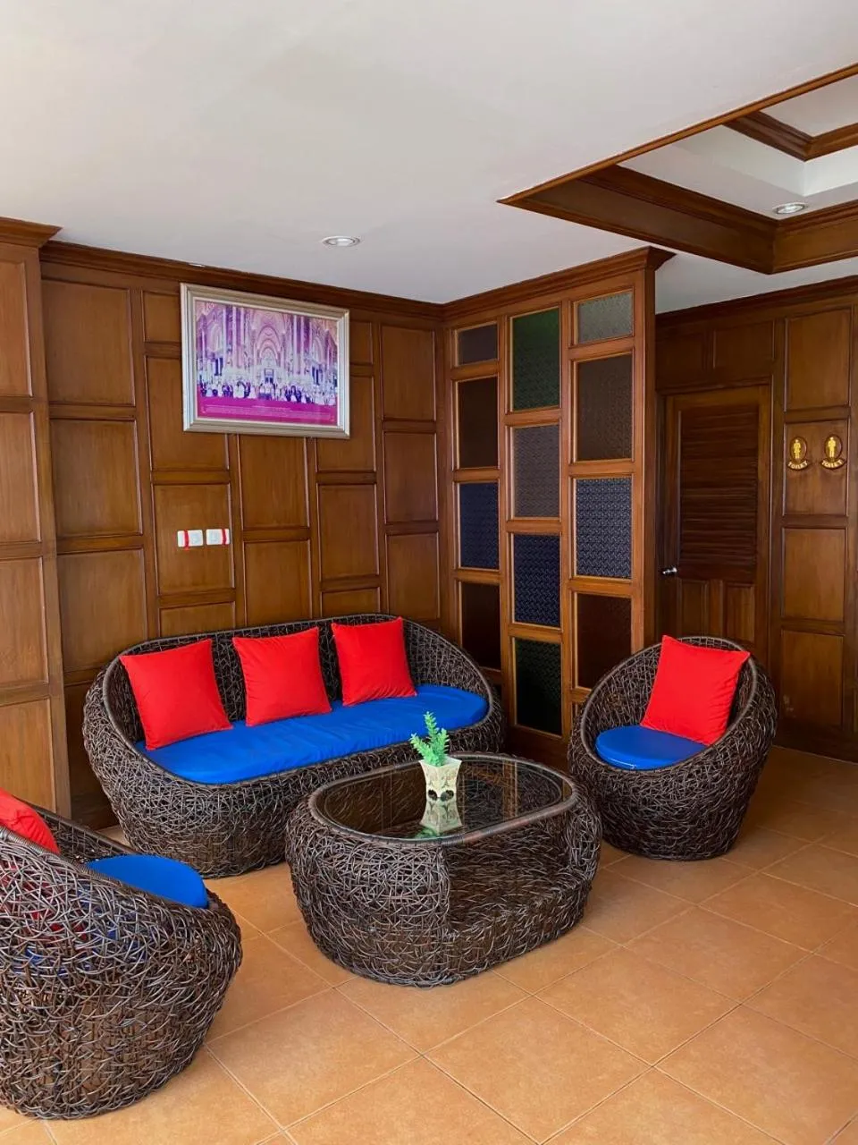 Lobby or reception in Baan Sudarat Hotel