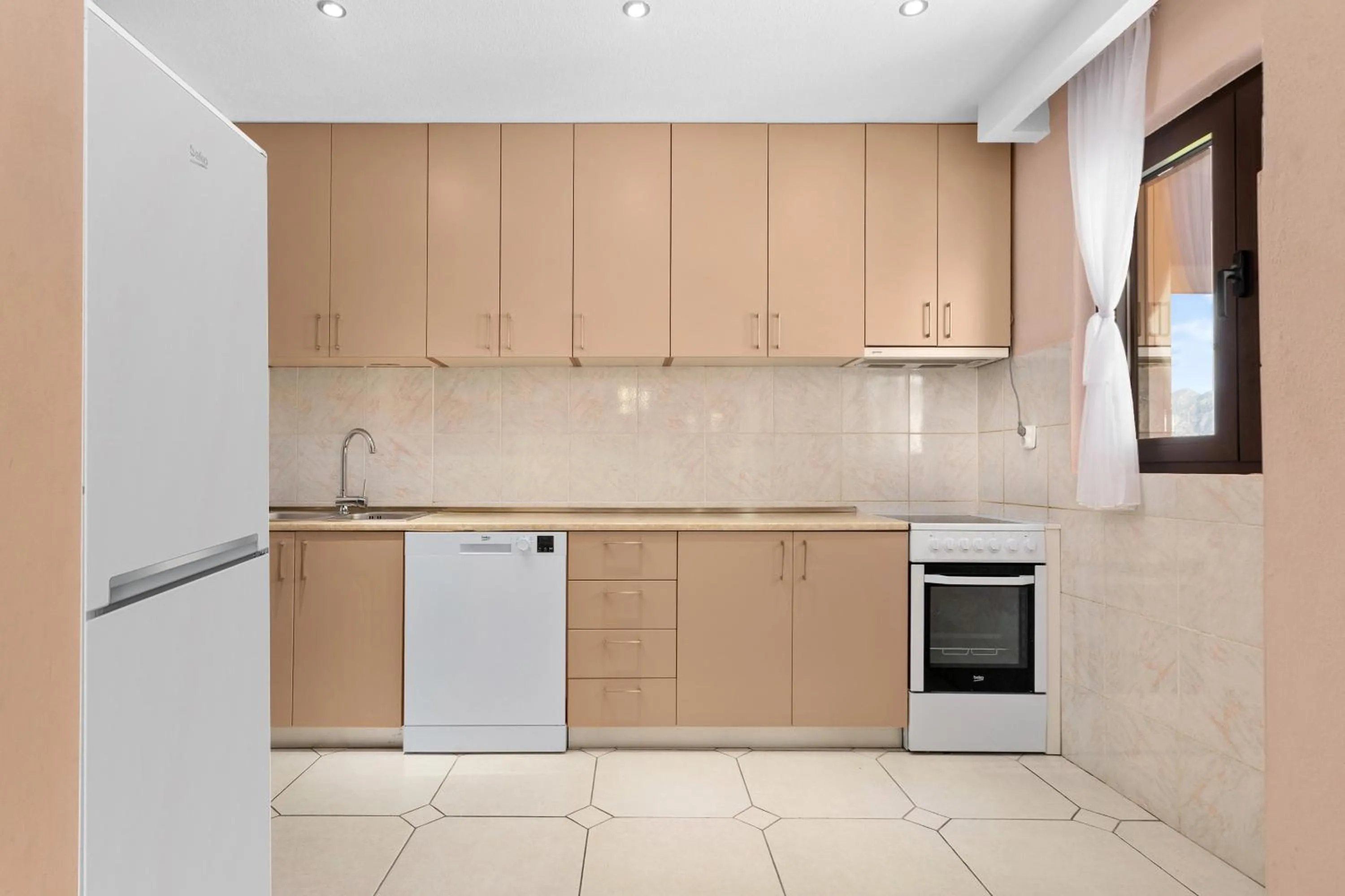 kitchen in Apartments Dončić