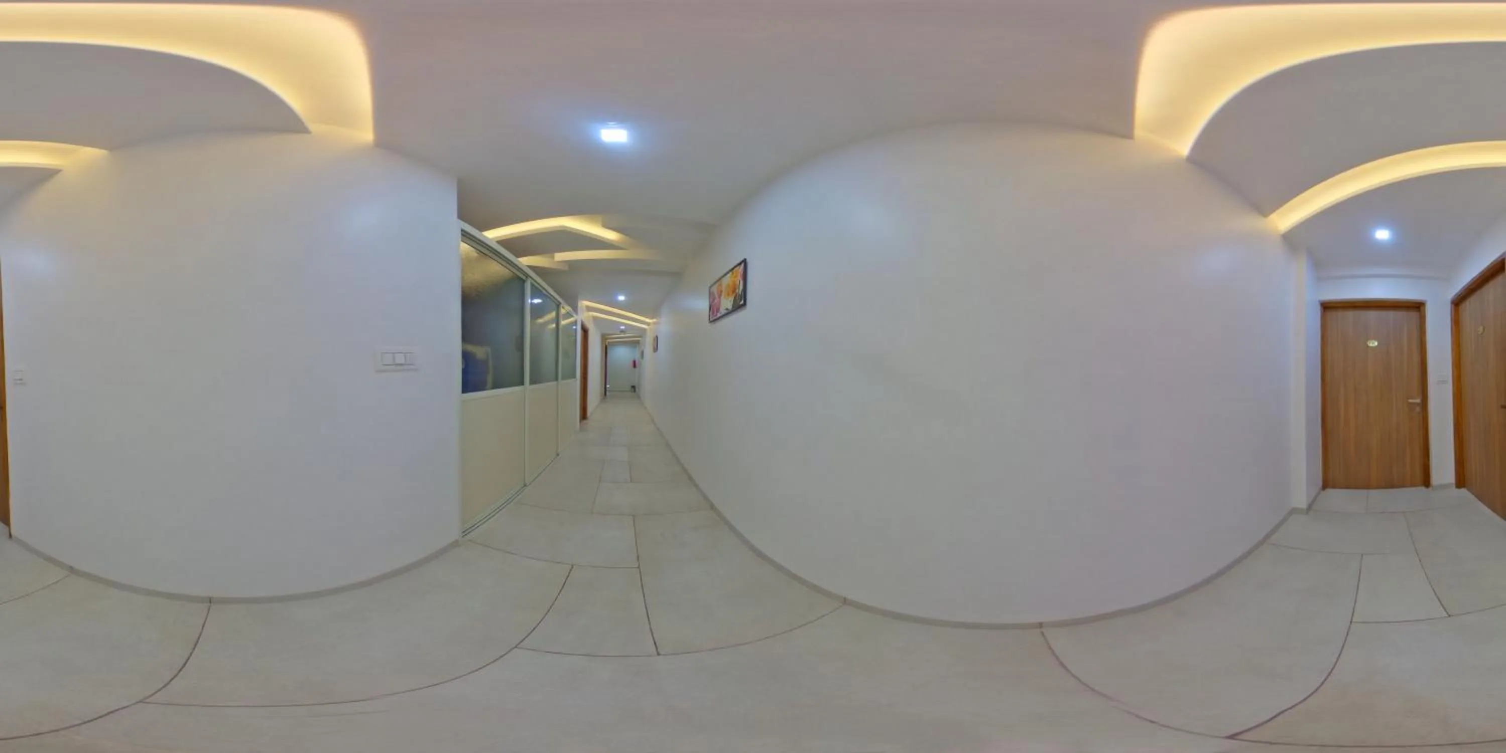 Patio in Hotel Ramkrishna Inn