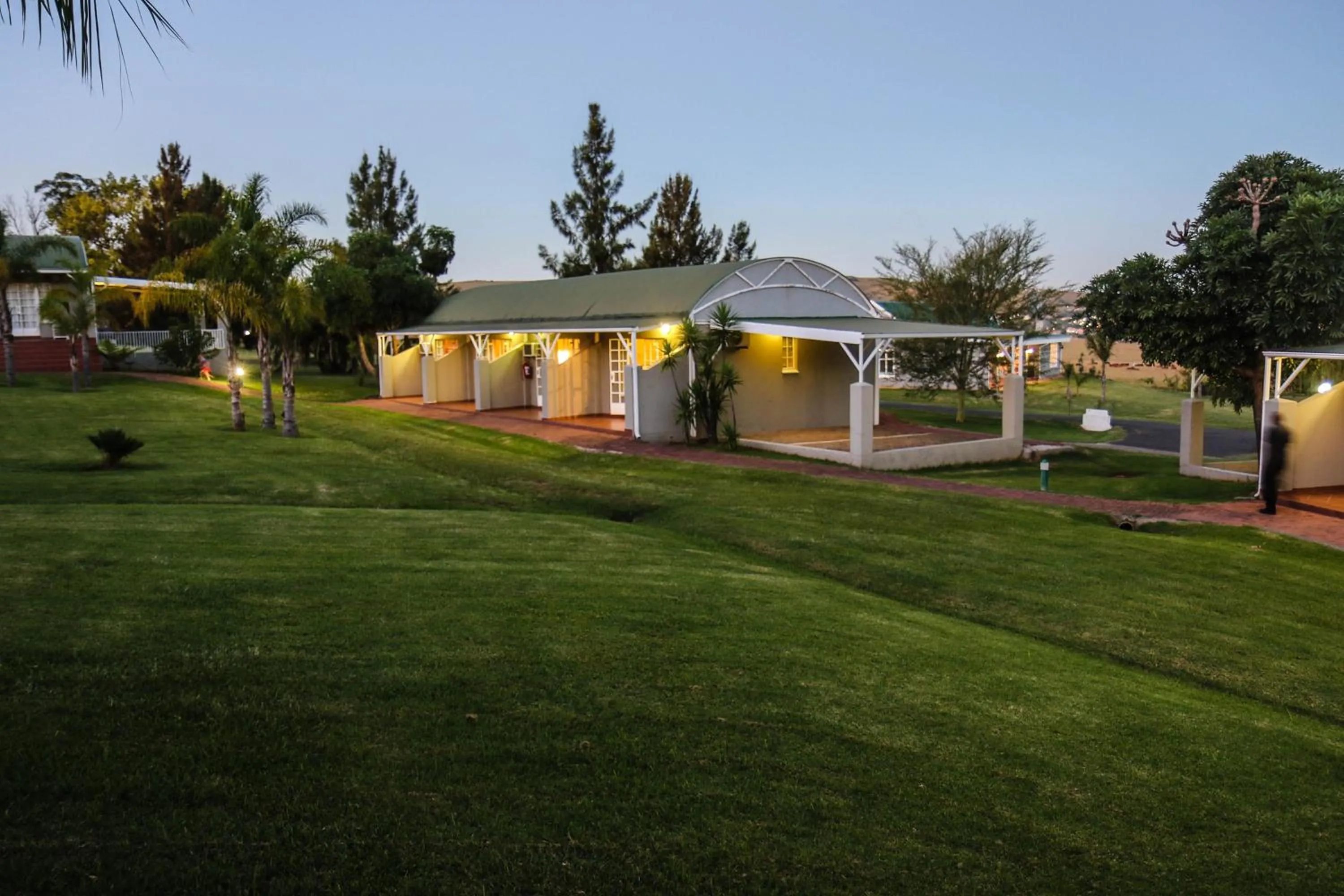 Garden view in Newcastle Country Lodge