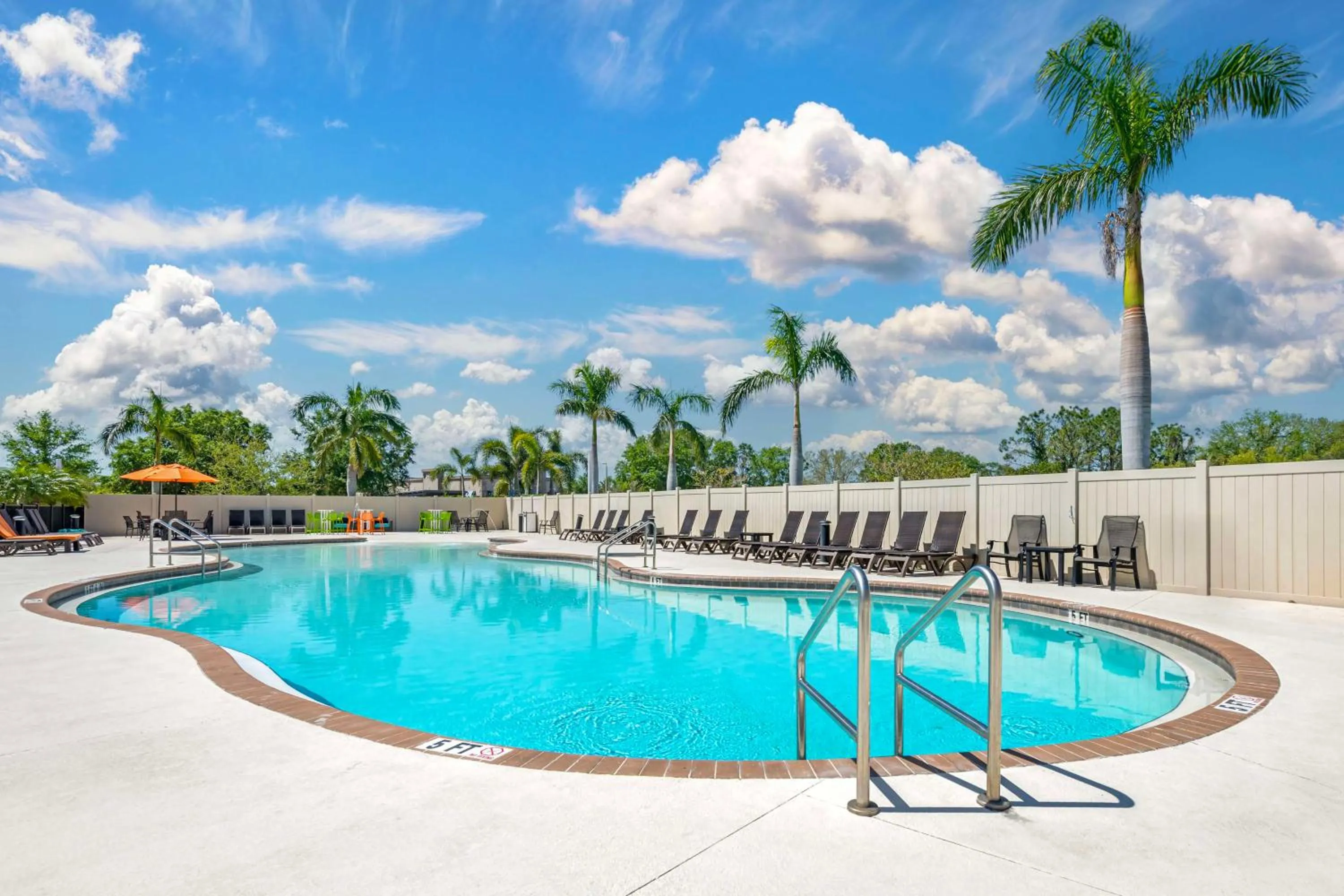 Pool view in Magnolia Pointe; BW Signature Collection