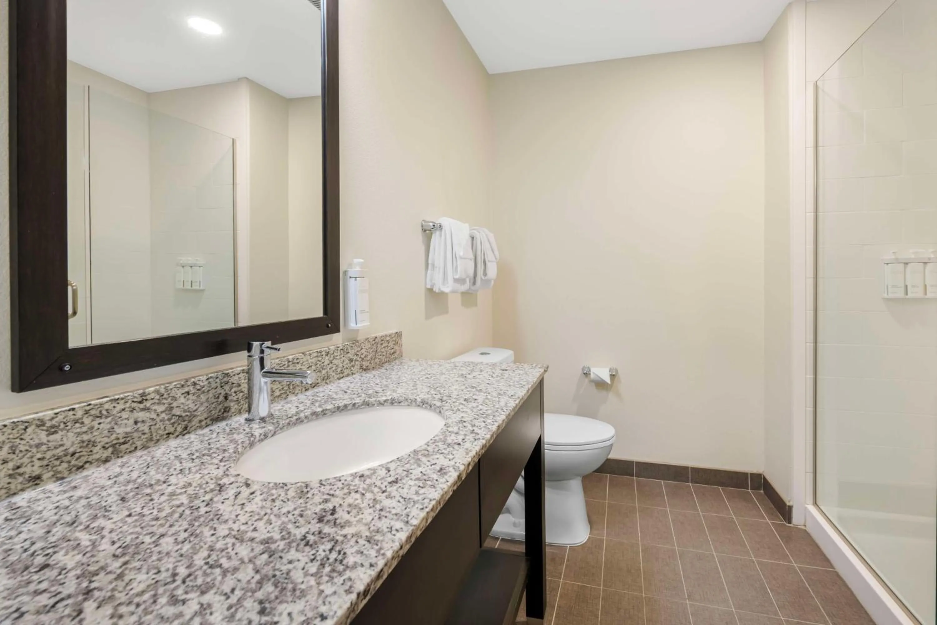 Bathroom in Magnolia Pointe; BW Signature Collection