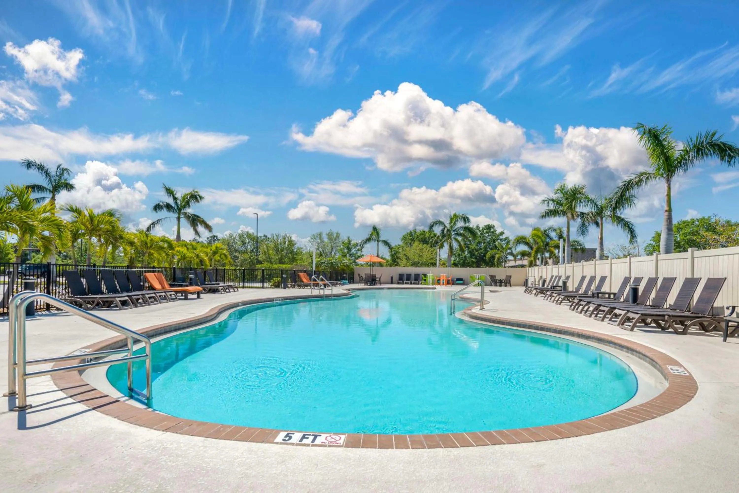 Pool view in Magnolia Pointe; BW Signature Collection
