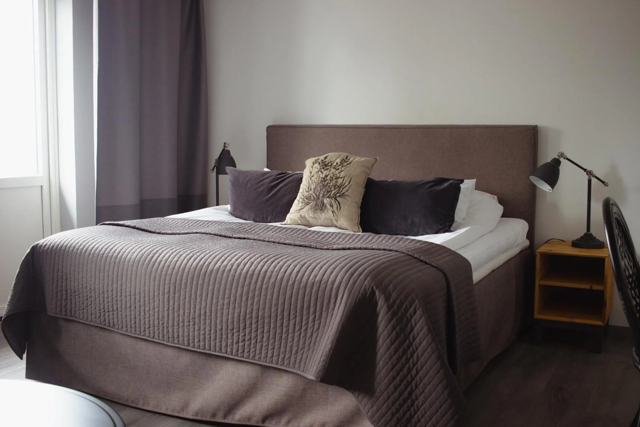 Bed in Hornavan Hotell