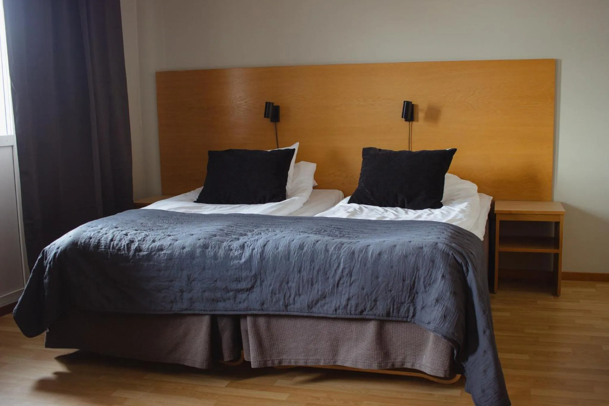 Bed in Hornavan Hotell