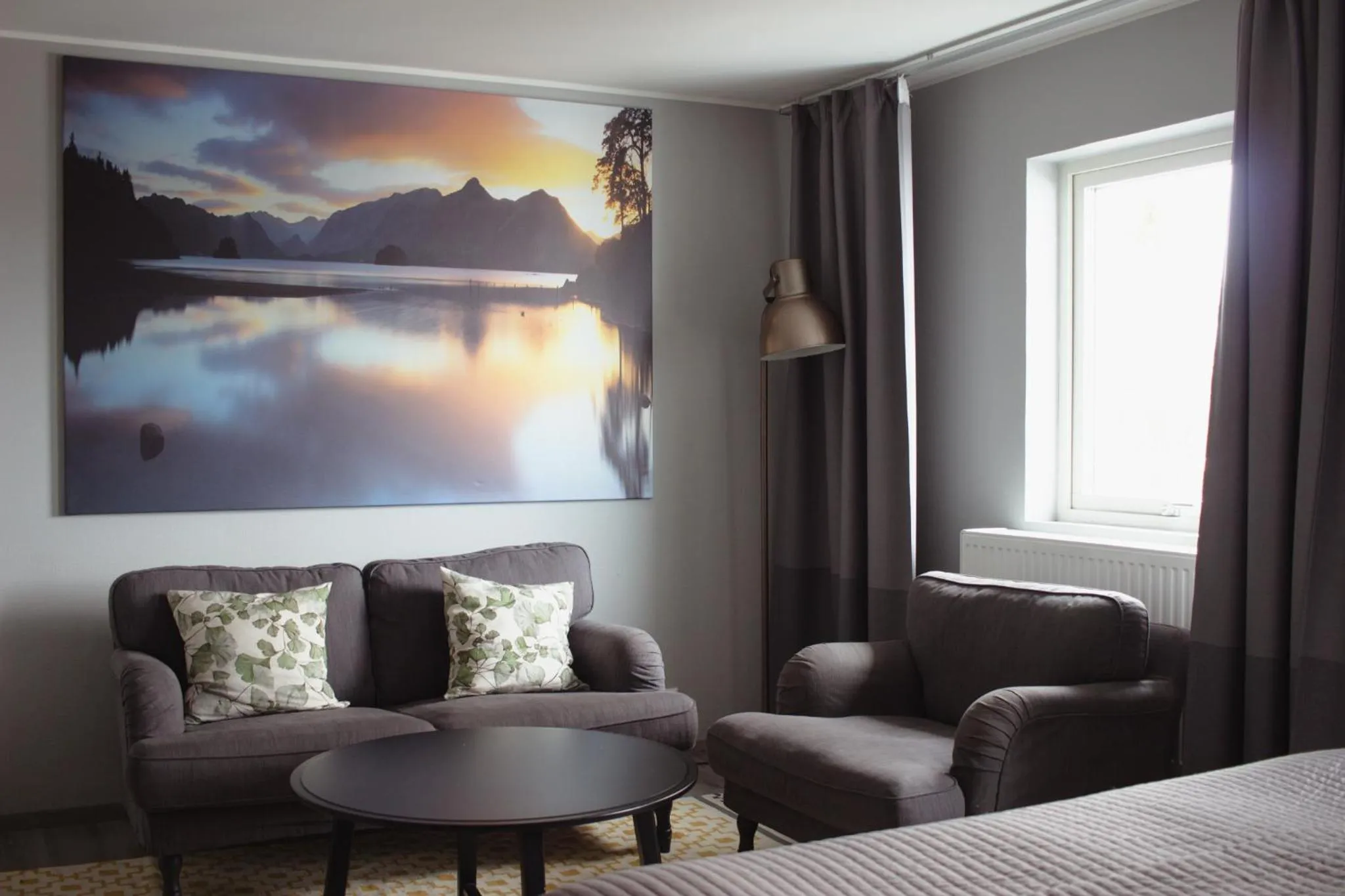 Bed in Hornavan Hotell