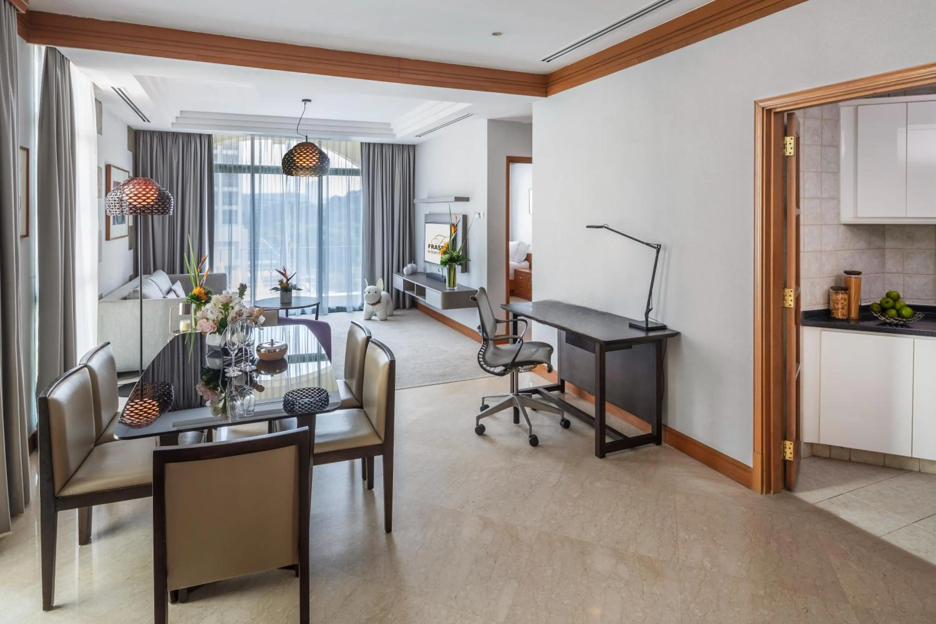 Living room in Fraser Place Robertson Walk Singapore