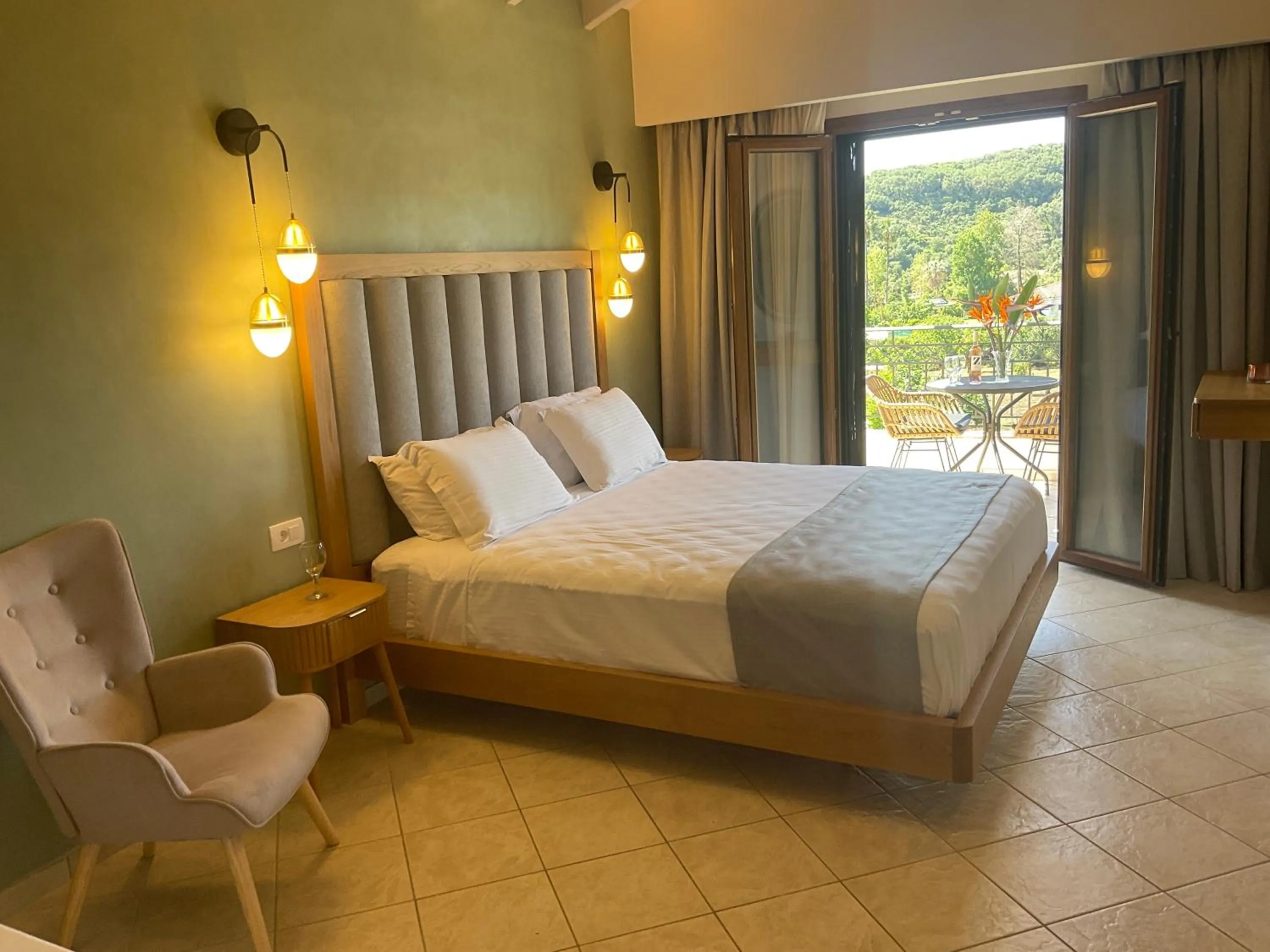 Bed in Villa Apollo
