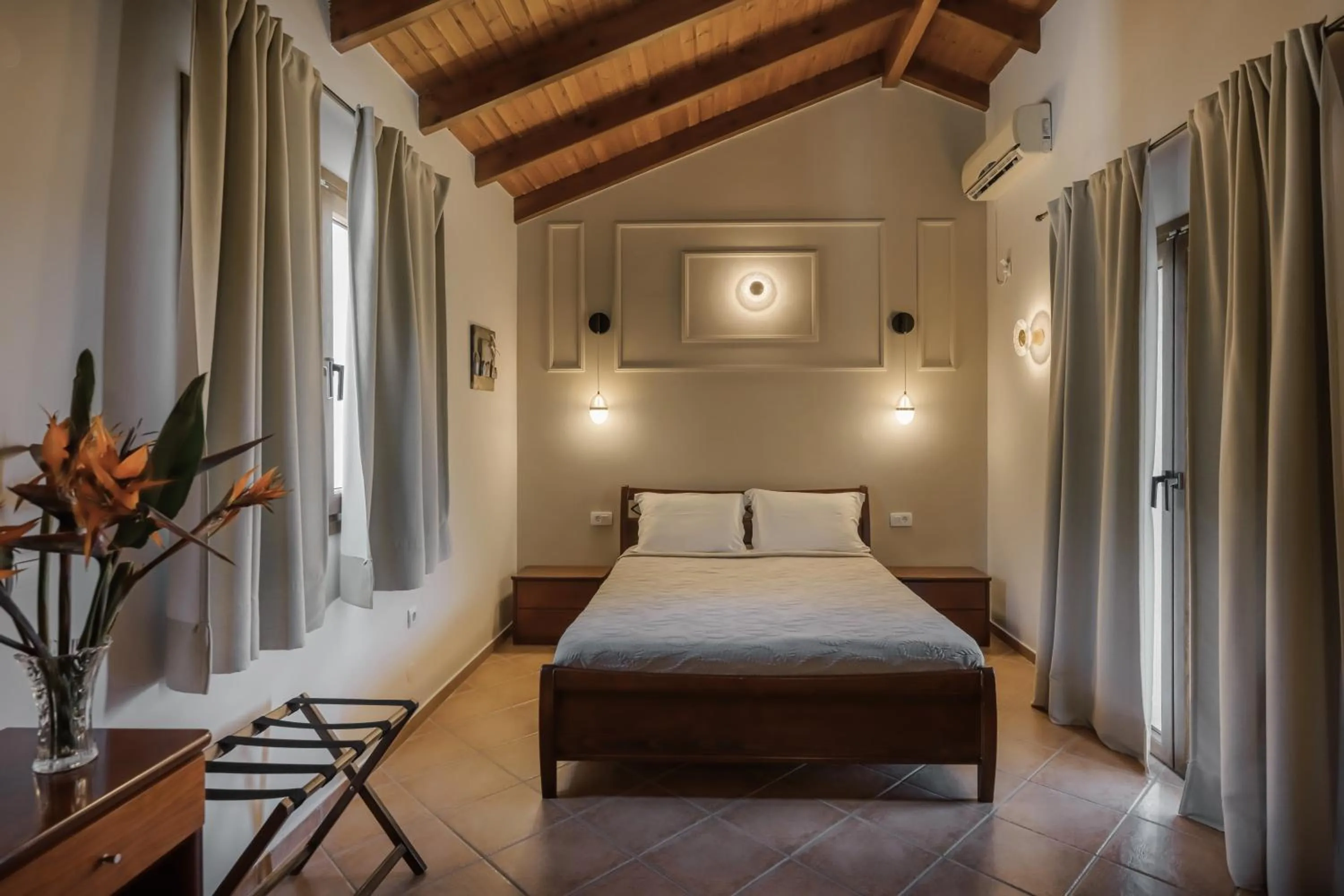 Bed in Villa Apollo