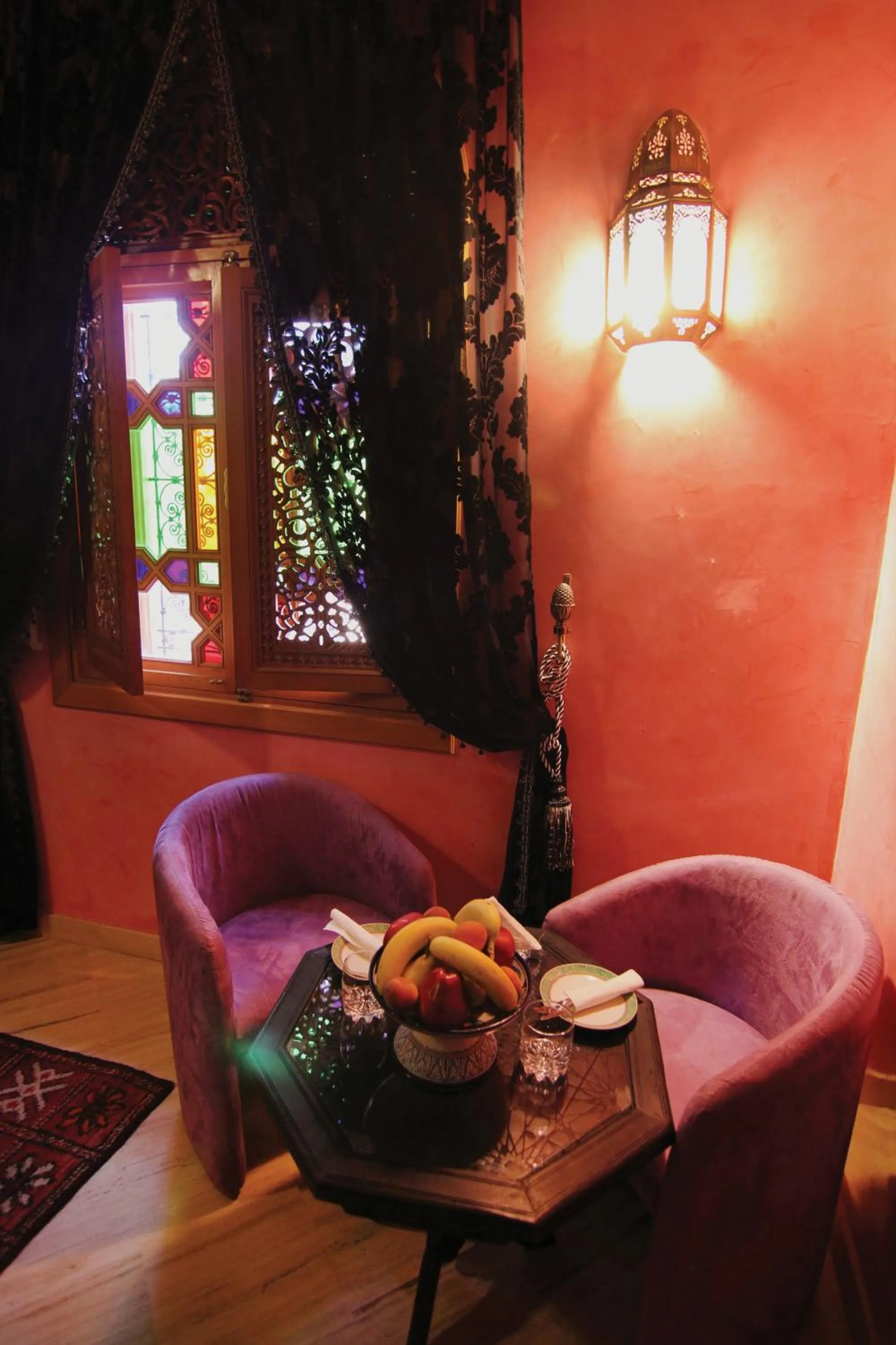 Decorative detail in Riad Raouia HAMMAM & SPA