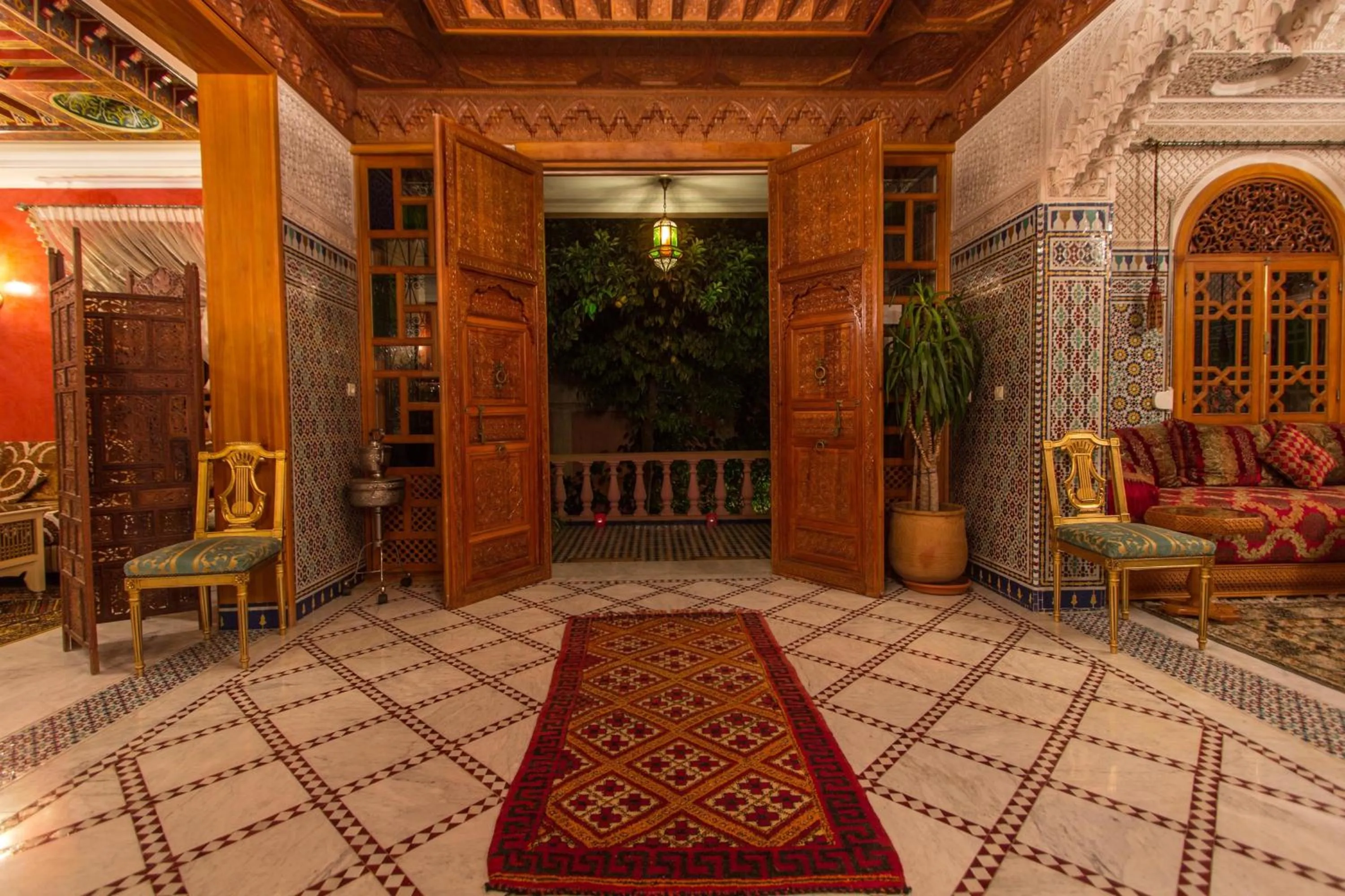 Lobby or reception in Riad Raouia HAMMAM & SPA