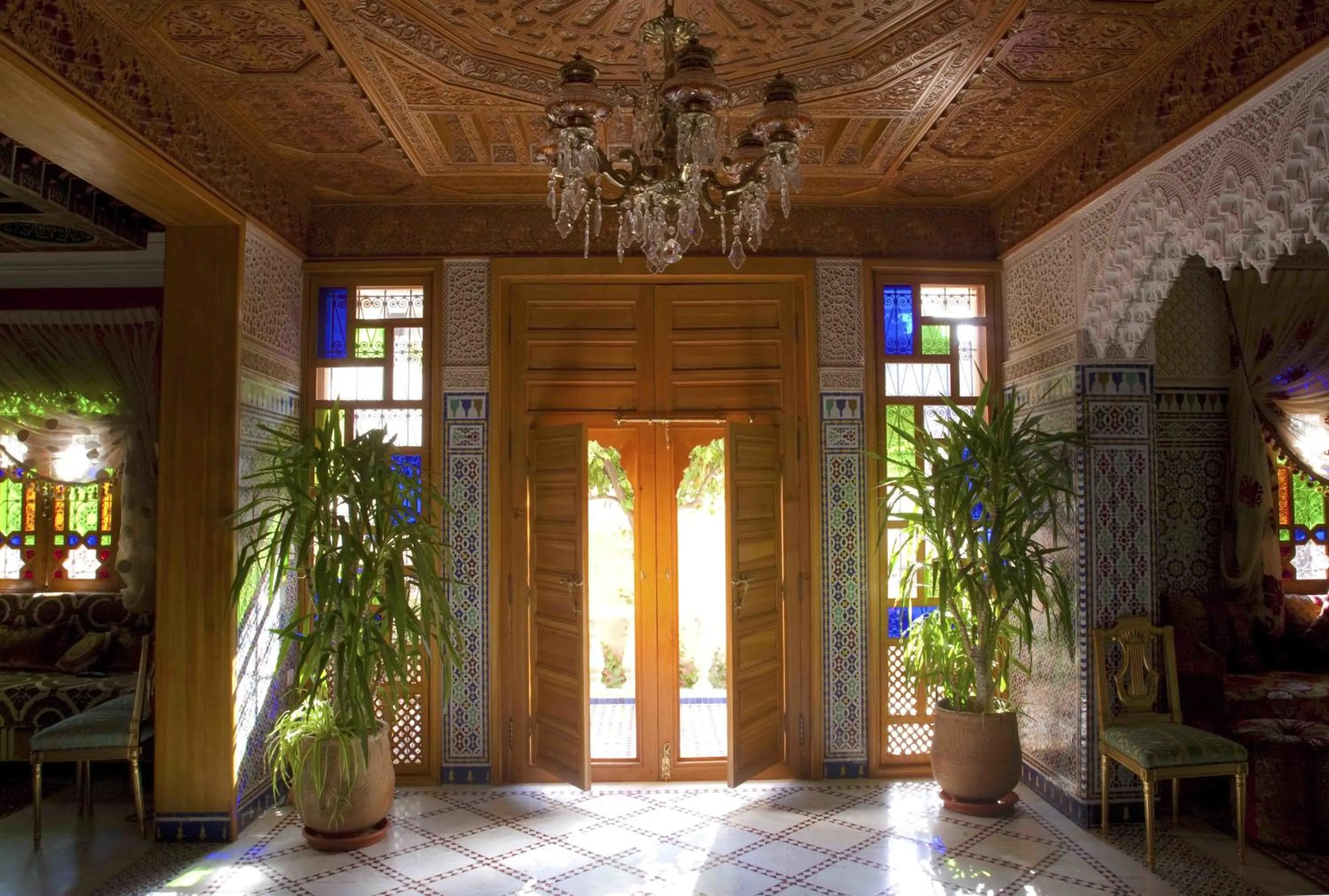 Lobby or reception in Riad Raouia HAMMAM & SPA