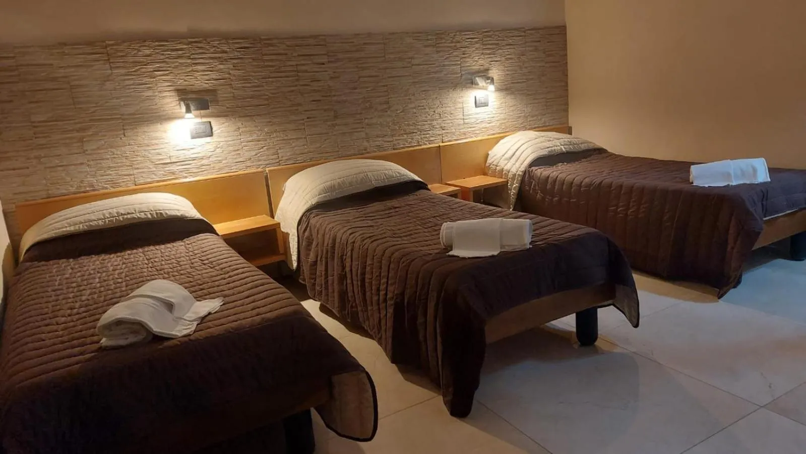 Bed in Hotel La Torre