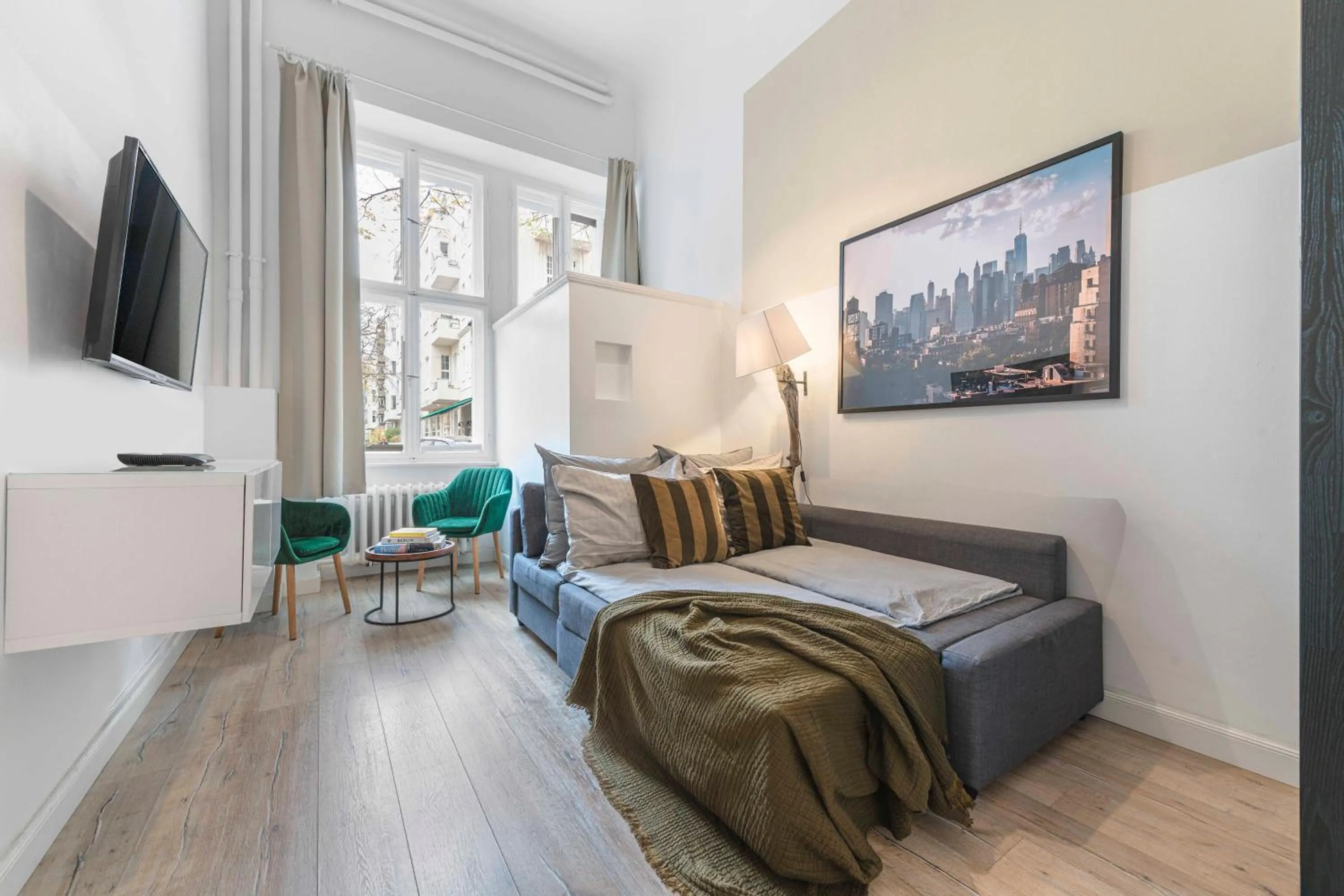 The Düsseldorfer, 1 BR, 1 living room, group & family friendly, ideal for 2 - 4 Guests